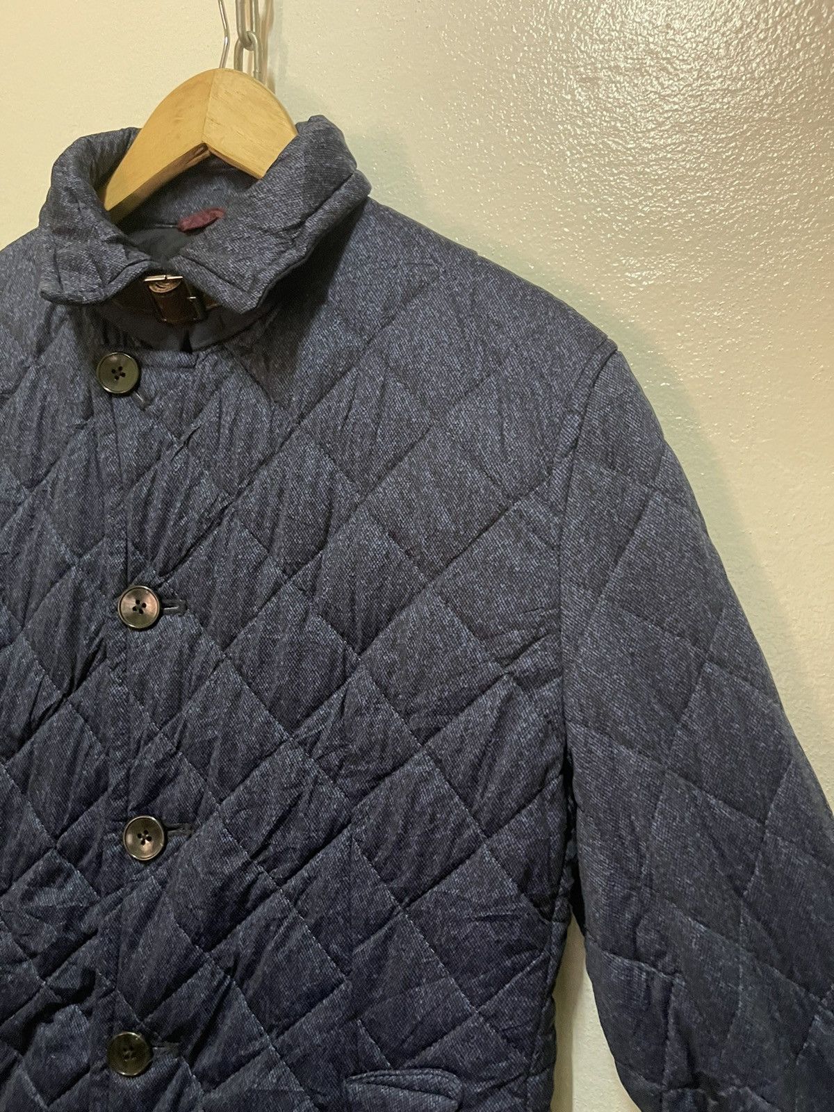 Japanese Brand Monsieur Nicole Quilted Button Jacket Size US M / EU 48-50 / 2 - 5 Thumbnail