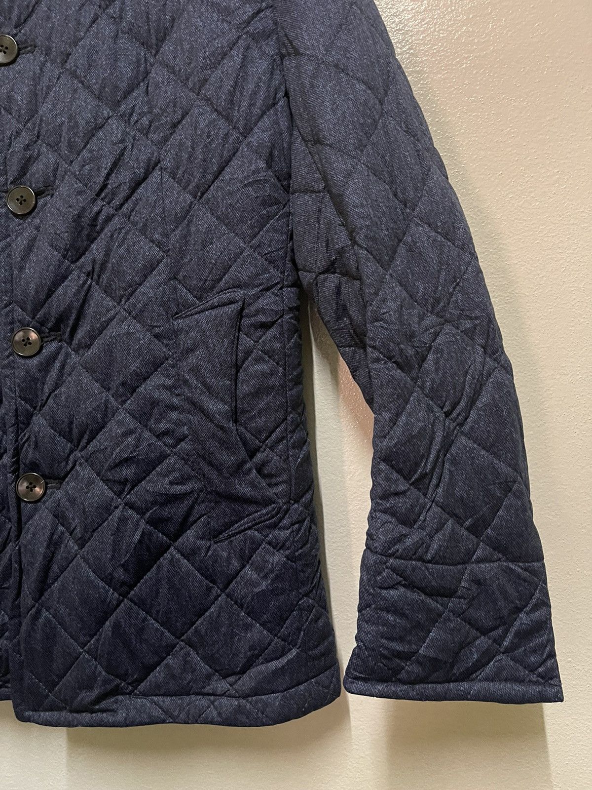 Japanese Brand Monsieur Nicole Quilted Button Jacket Size US M / EU 48-50 / 2 - 6 Thumbnail