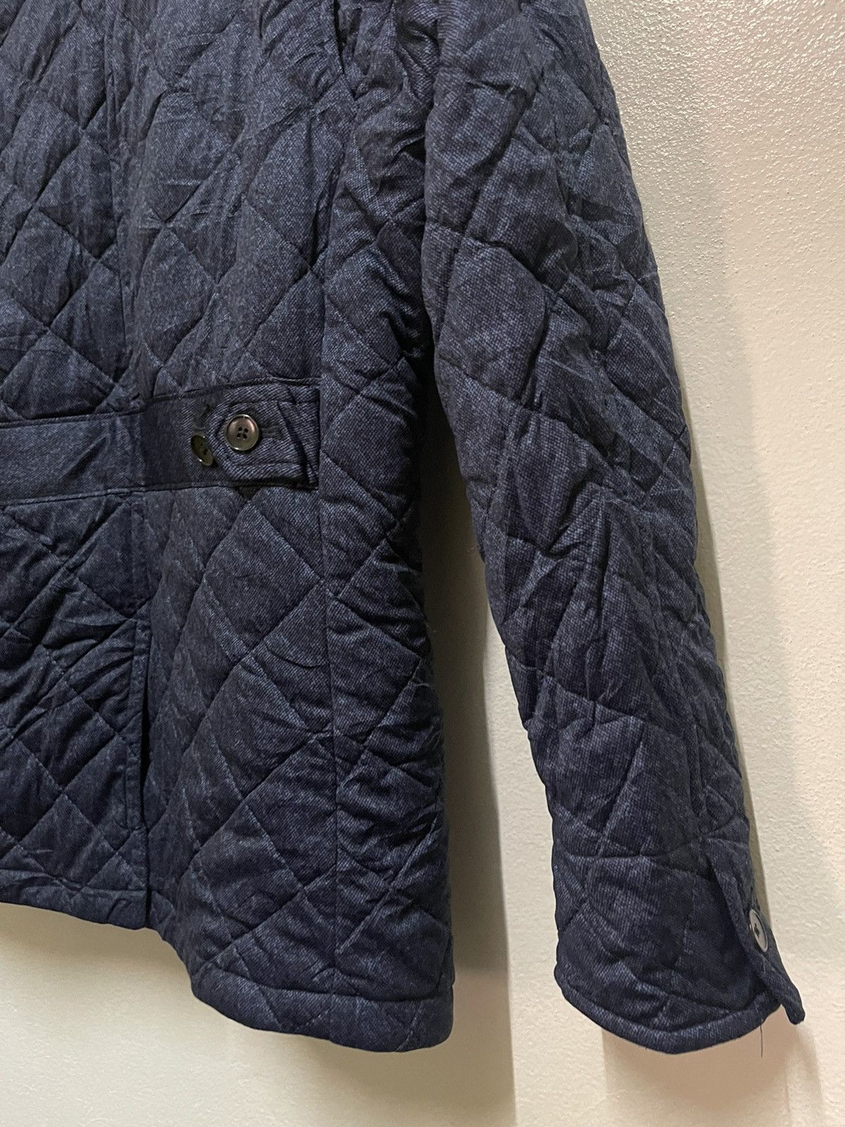 Japanese Brand Monsieur Nicole Quilted Button Jacket Size US M / EU 48-50 / 2 - 16 Thumbnail