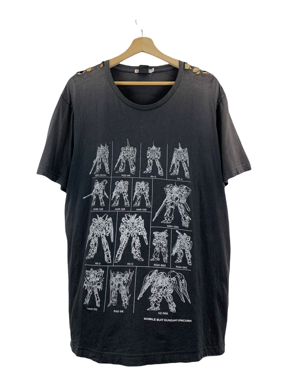 Anime × Cartoon Network × Uniqlo Gundam illustrations- mobile suit gundam unicorn t-shirt Size US XL / EU 56 / 4 - 1 Thumbnail