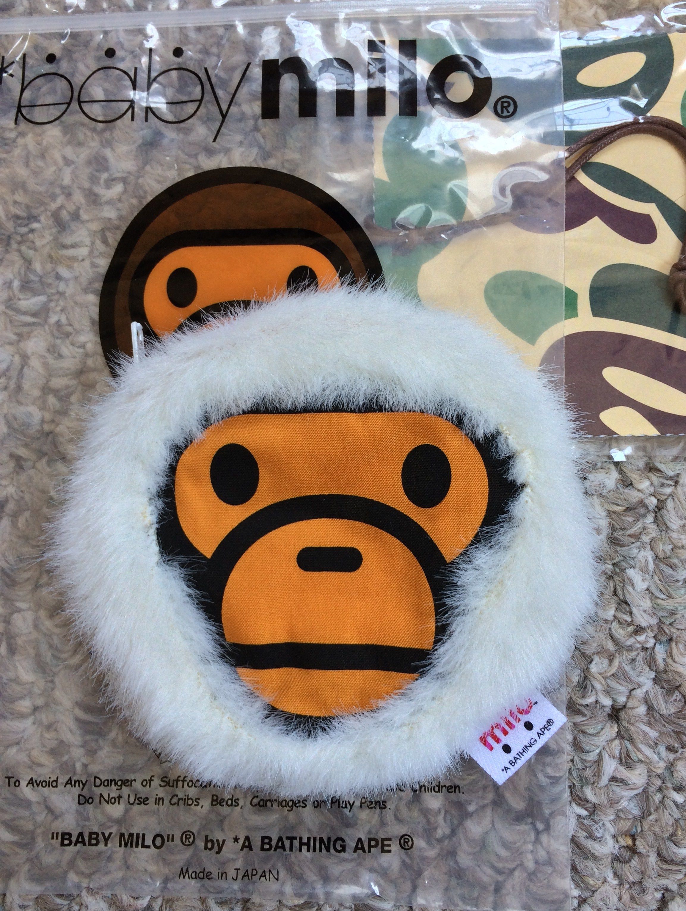Bape NWT OG Baby Milo Furry Pouch Size ONE SIZE - 1 Thumbnail