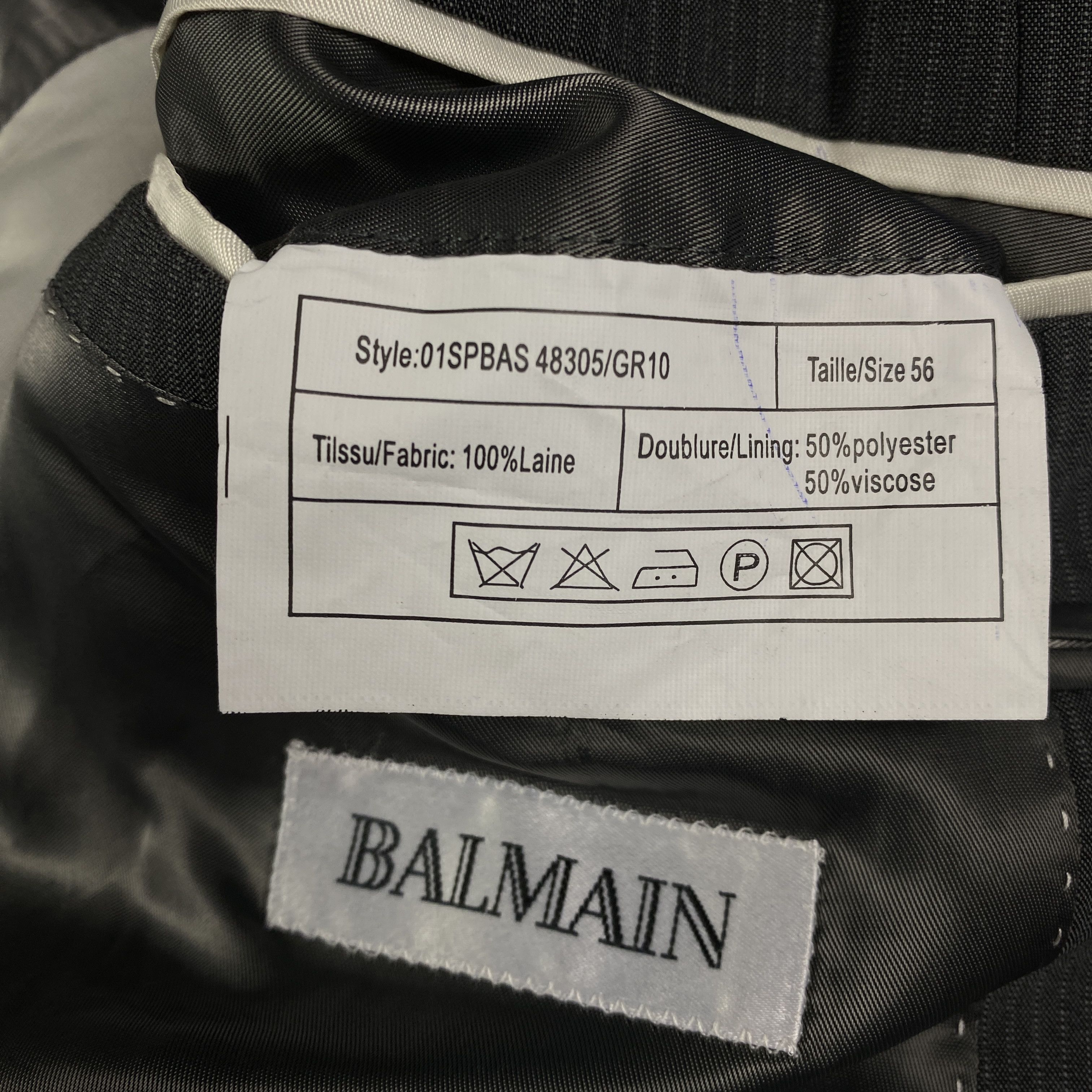 Pierre Balmain Men’s Blazer Jacket Balmain Vintage Size 56 Size 54R - 7 Thumbnail