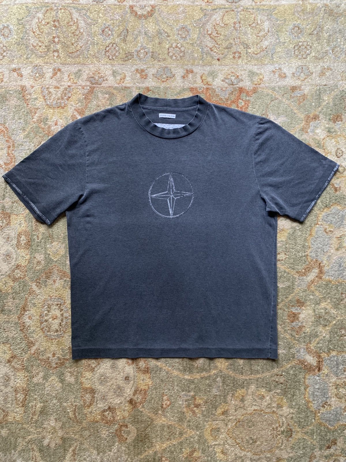Stone Island × Vintage S/S 2002 Stone Island Logo Tee Size US L / EU 52-54 / 3 - 1 Thumbnail