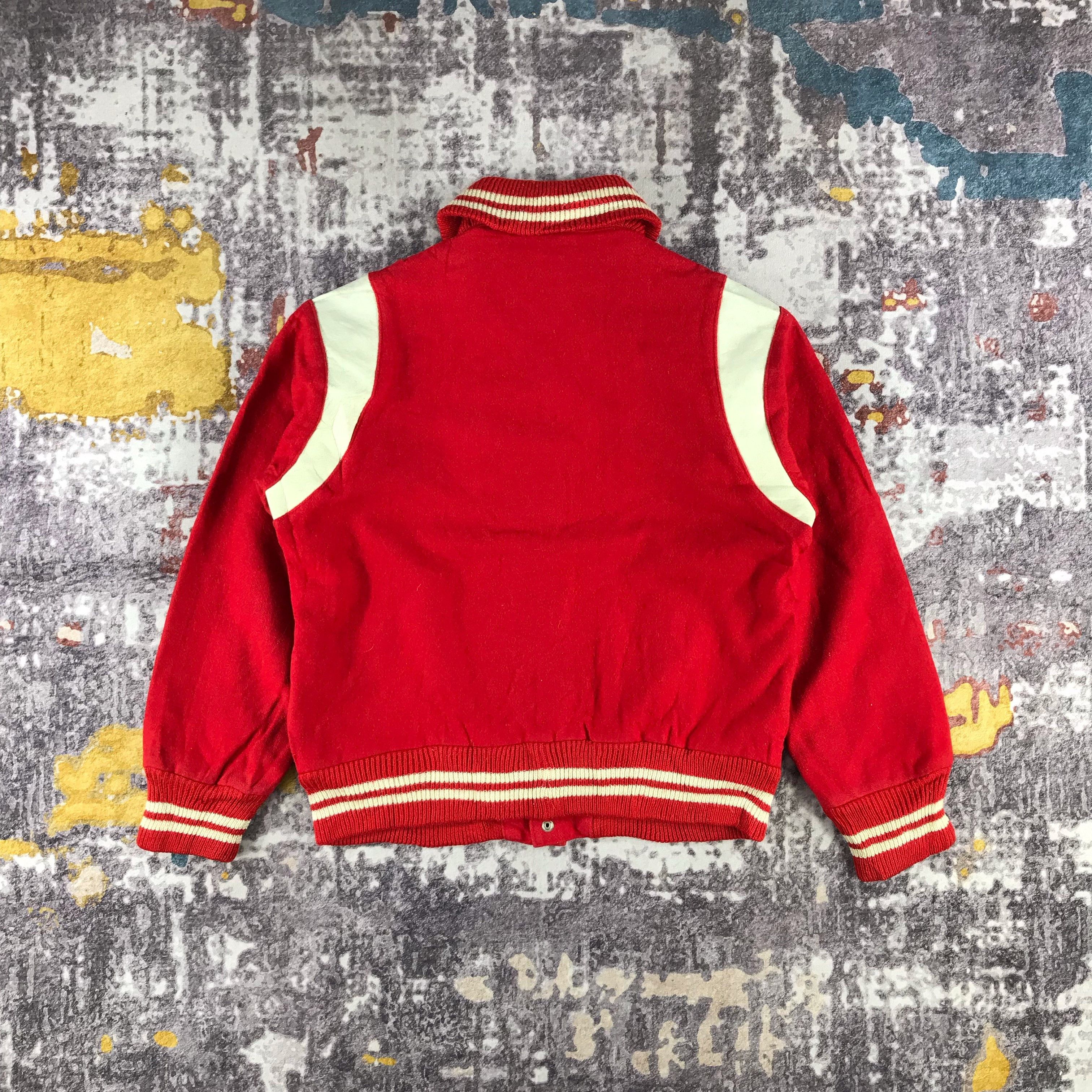 Vintage Vintage Wool Letterman Jacket-M255 Size US L / EU 52-54 / 3 - 2 Thumbnail