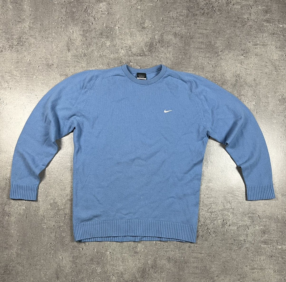 Nike NIKE GOLF sweater blue baby blue wool Tiger Woods vintage Grailed
