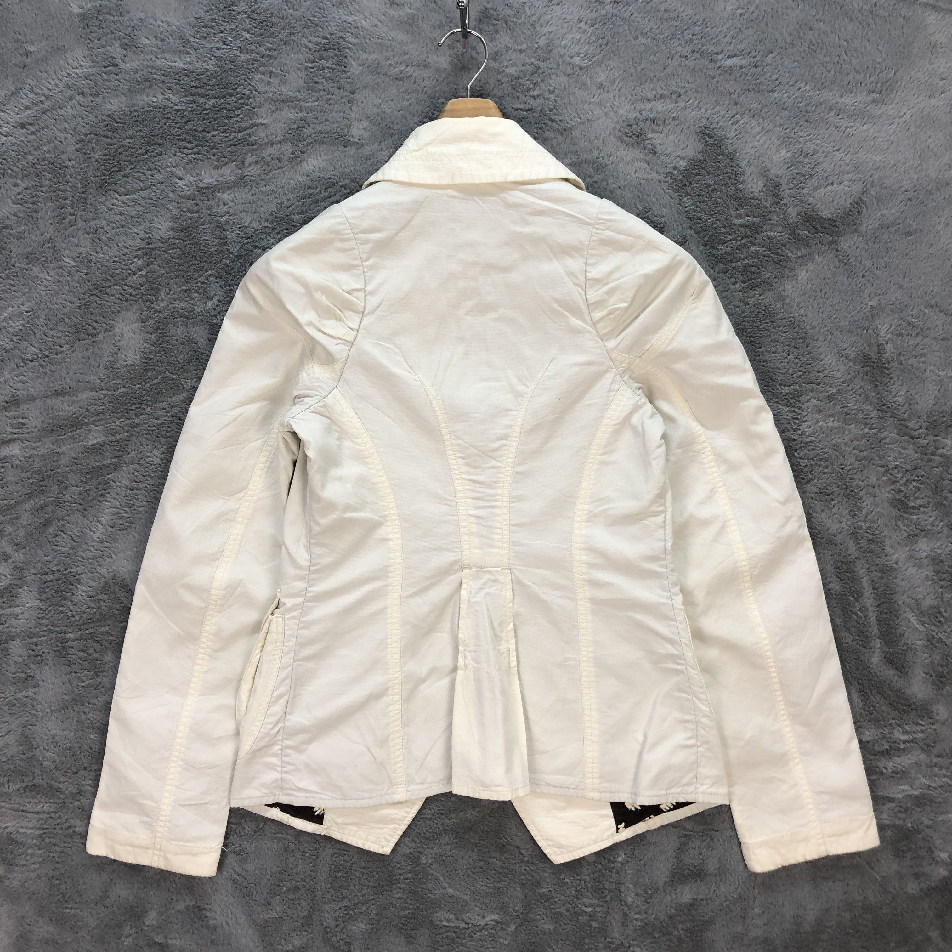 Diesel DIESEL BLUE PANTHERS JAPUNK WHITE JACKET #6312-60 Size S / US 4 / IT 40 - 14 Thumbnail