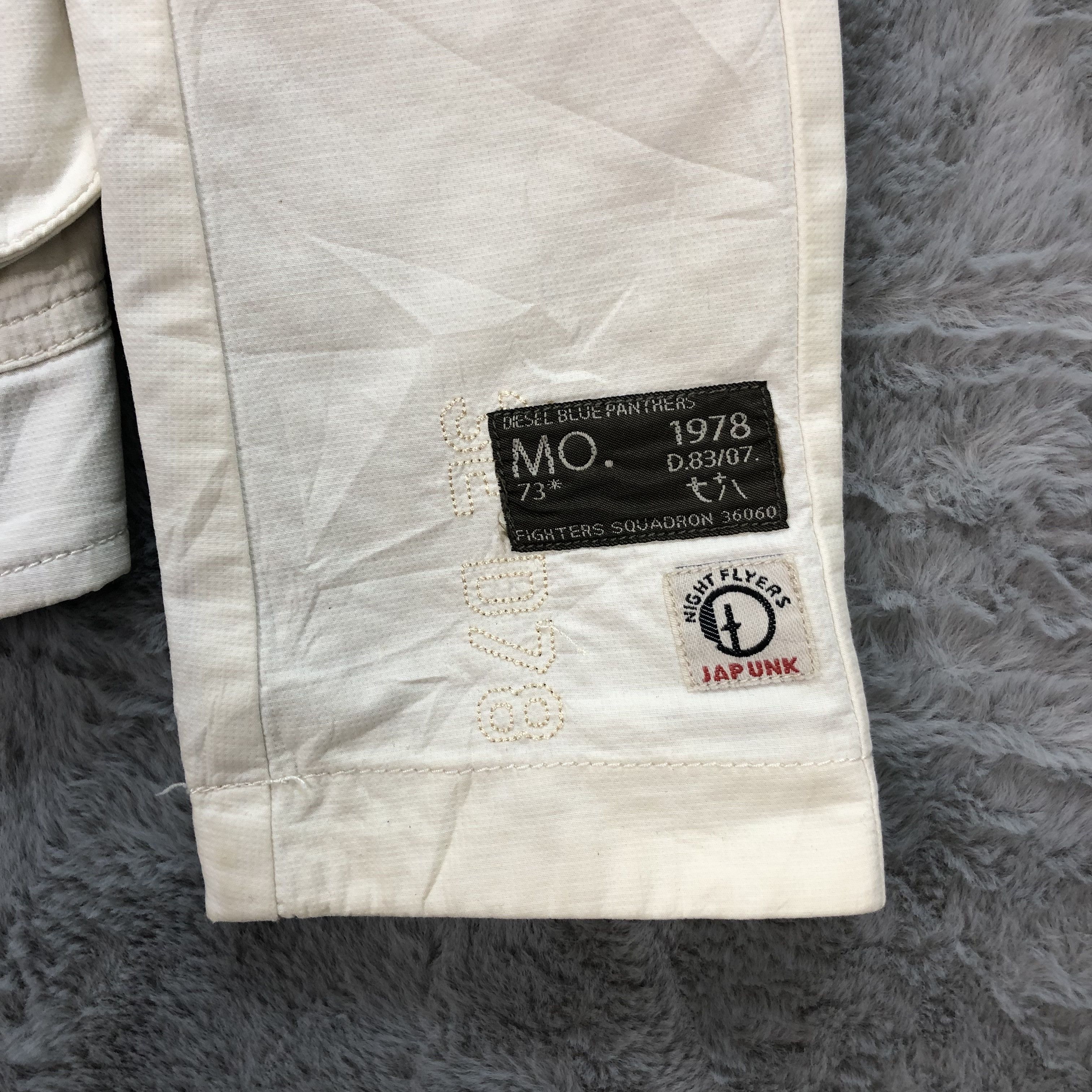 Diesel DIESEL BLUE PANTHERS JAPUNK WHITE JACKET #6312-60 Size S / US 4 / IT 40 - 6 Thumbnail