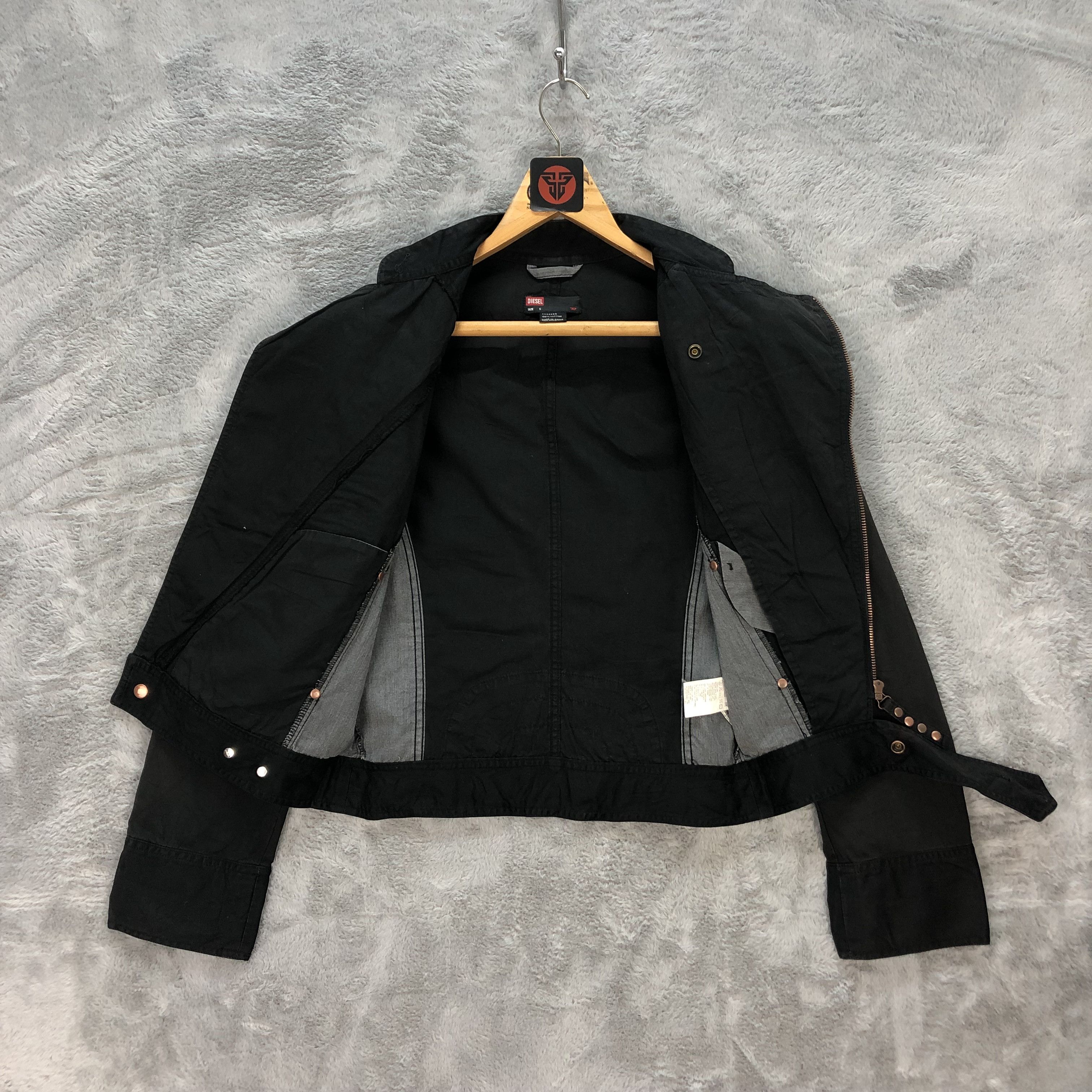 Diesel DIESEL NICE DESIGN CROPPED JACKET #6309-59 Size S / US 4 / IT 40 - 7 Thumbnail