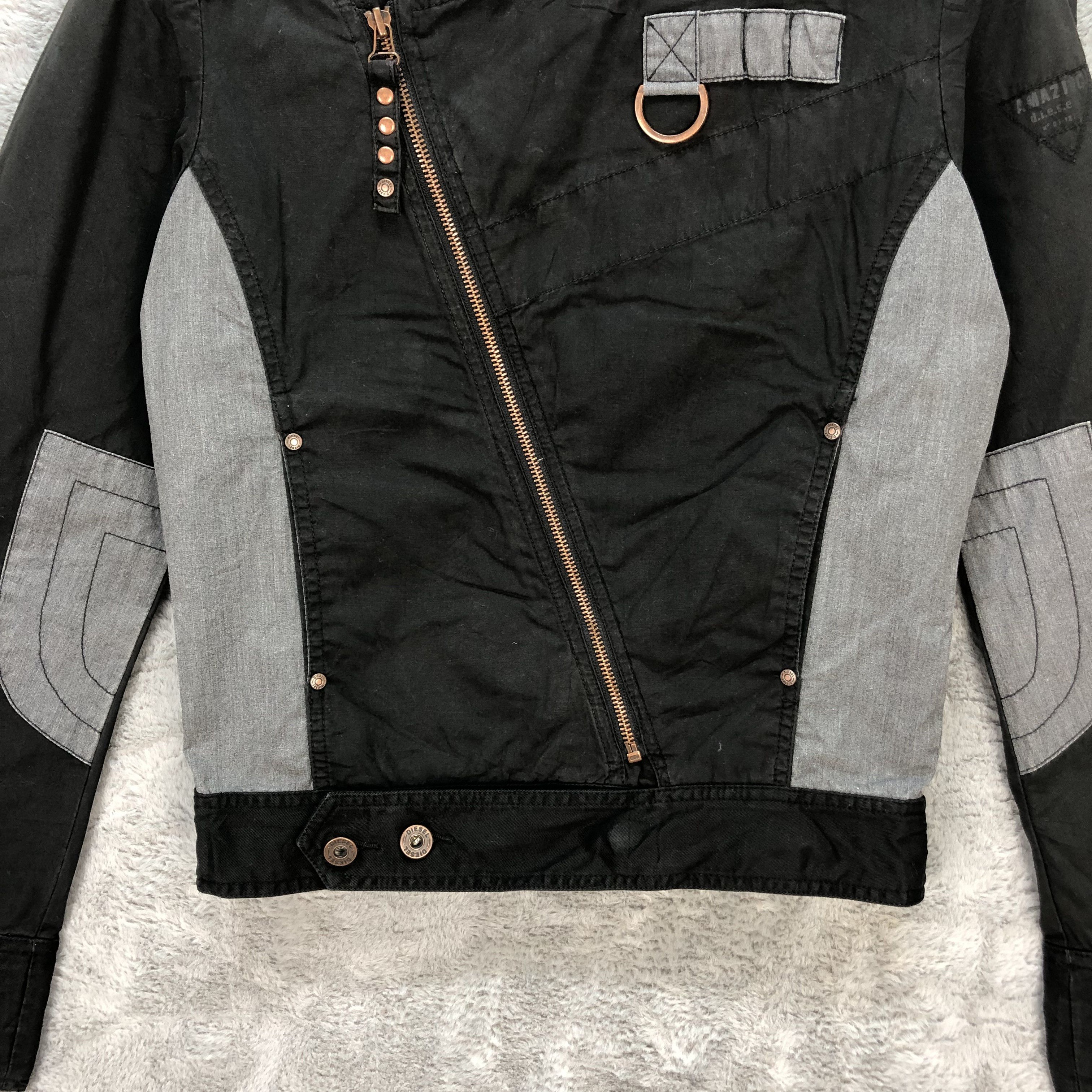 Diesel DIESEL NICE DESIGN CROPPED JACKET #6309-59 Size S / US 4 / IT 40 - 3 Thumbnail