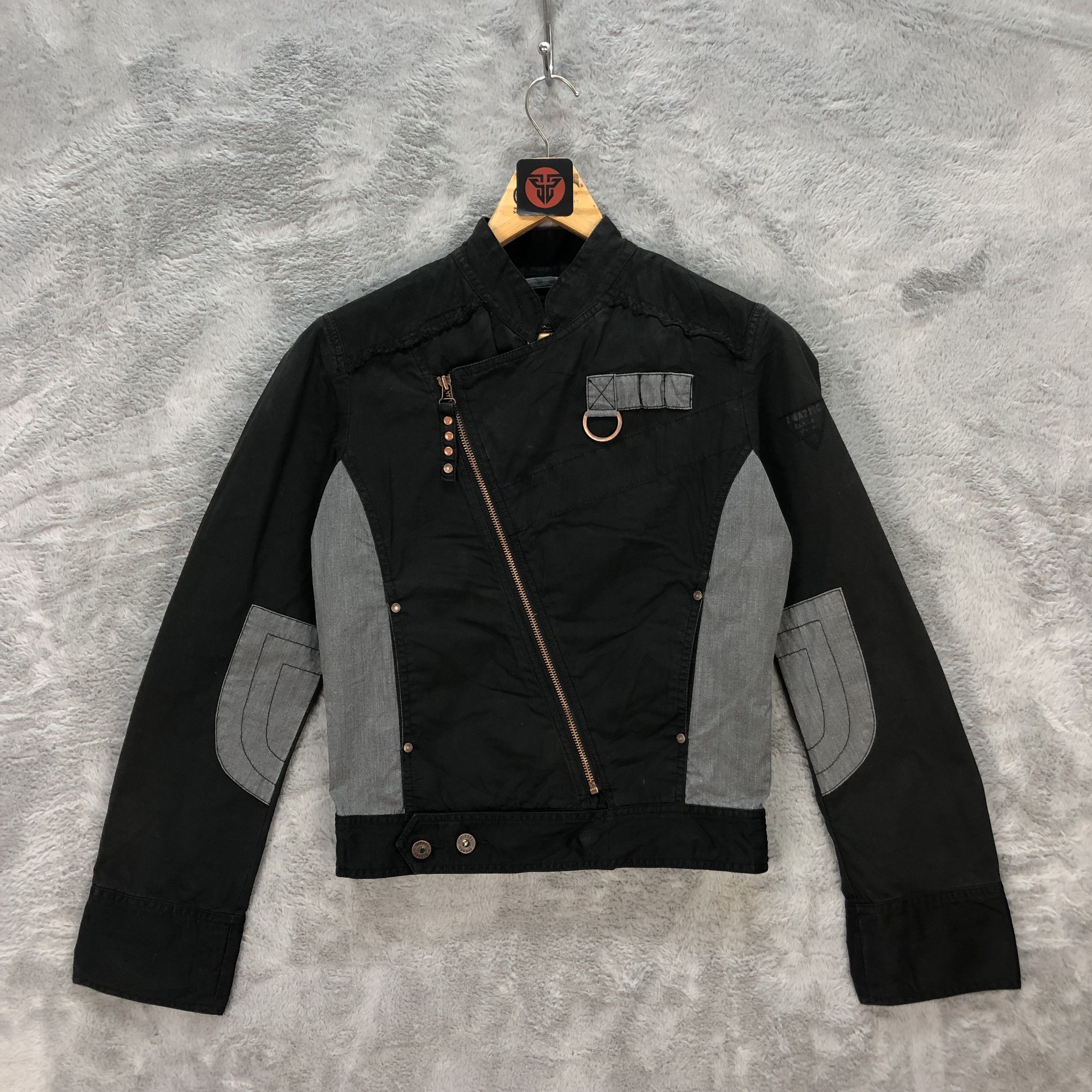 Diesel DIESEL NICE DESIGN CROPPED JACKET #6309-59 Size S / US 4 / IT 40 - 1 Thumbnail