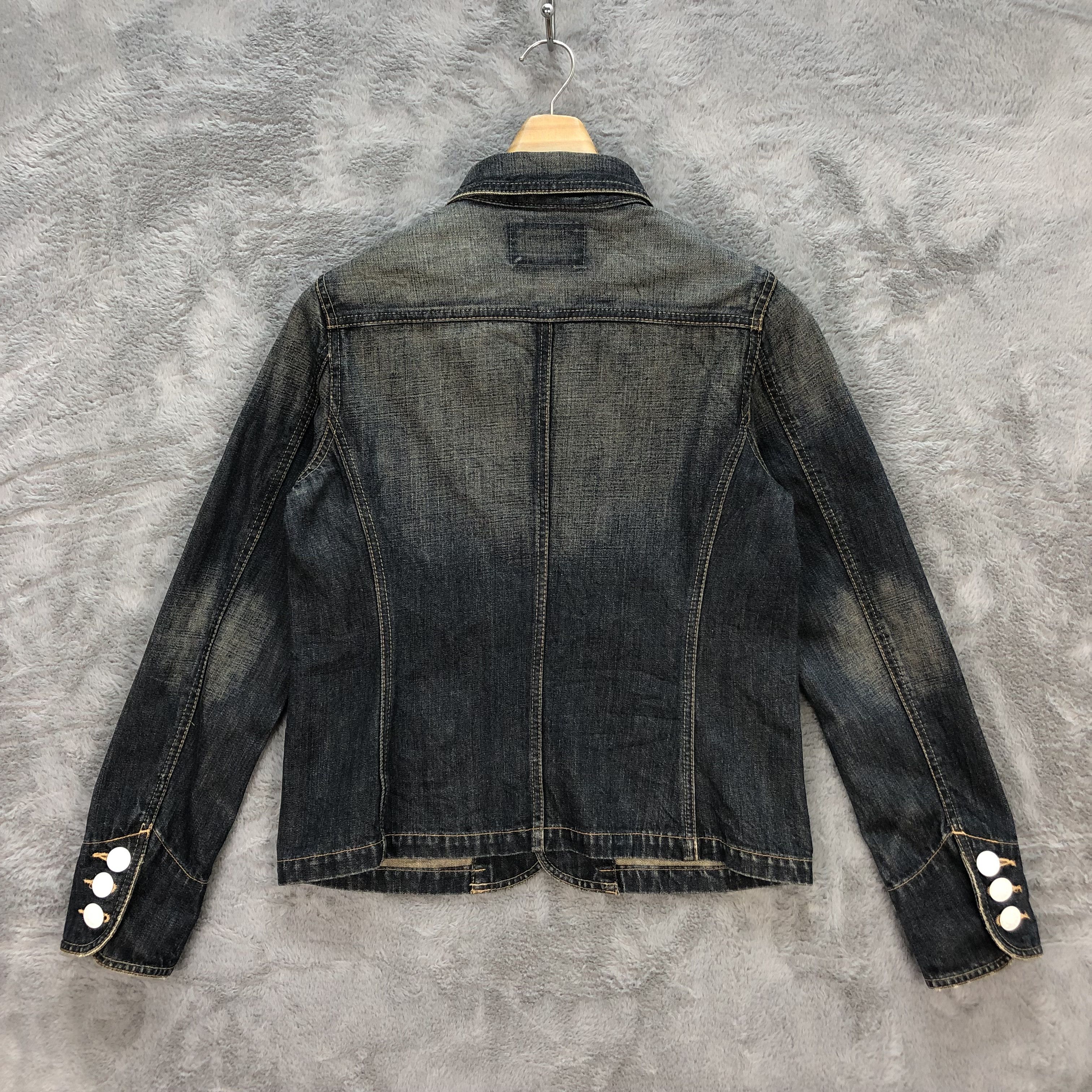 Levi's LEVIS 78571 DENIM JACKET DARK BLUE WASHED #6321-60 Size M / US 6-8 / IT 42-44 - 12 Thumbnail