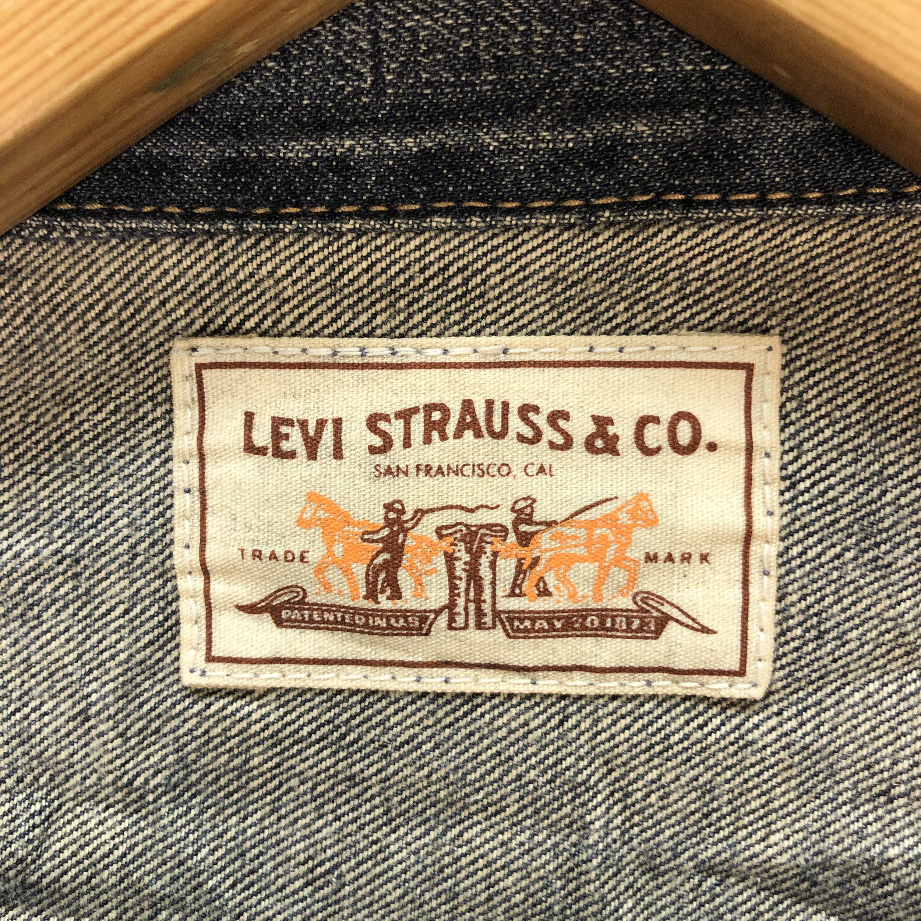 Levi's LEVIS 78571 DENIM JACKET DARK BLUE WASHED #6321-60 Size M / US 6-8 / IT 42-44 - 9 Thumbnail