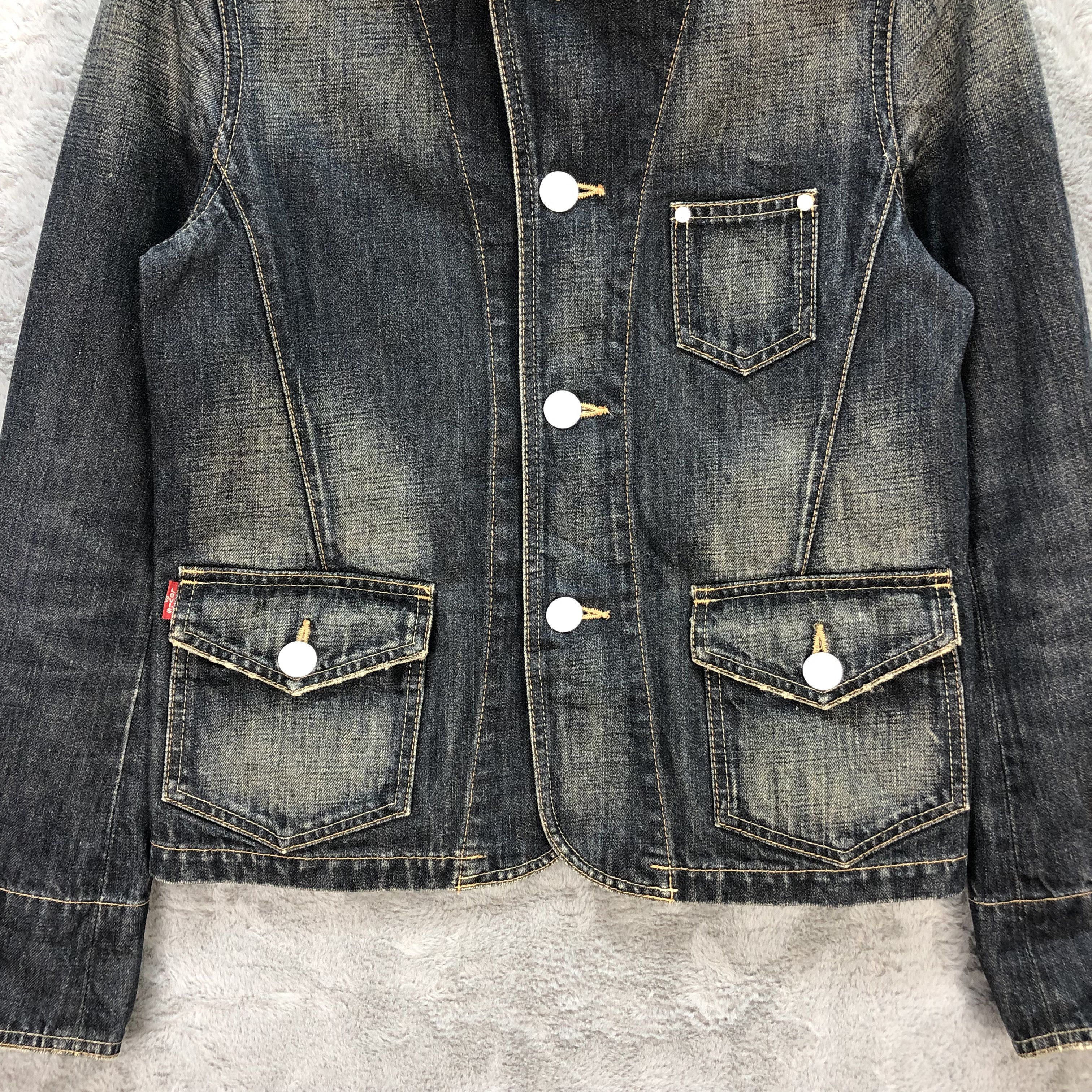 Levi's LEVIS 78571 DENIM JACKET DARK BLUE WASHED #6321-60 Size M / US 6-8 / IT 42-44 - 4 Thumbnail