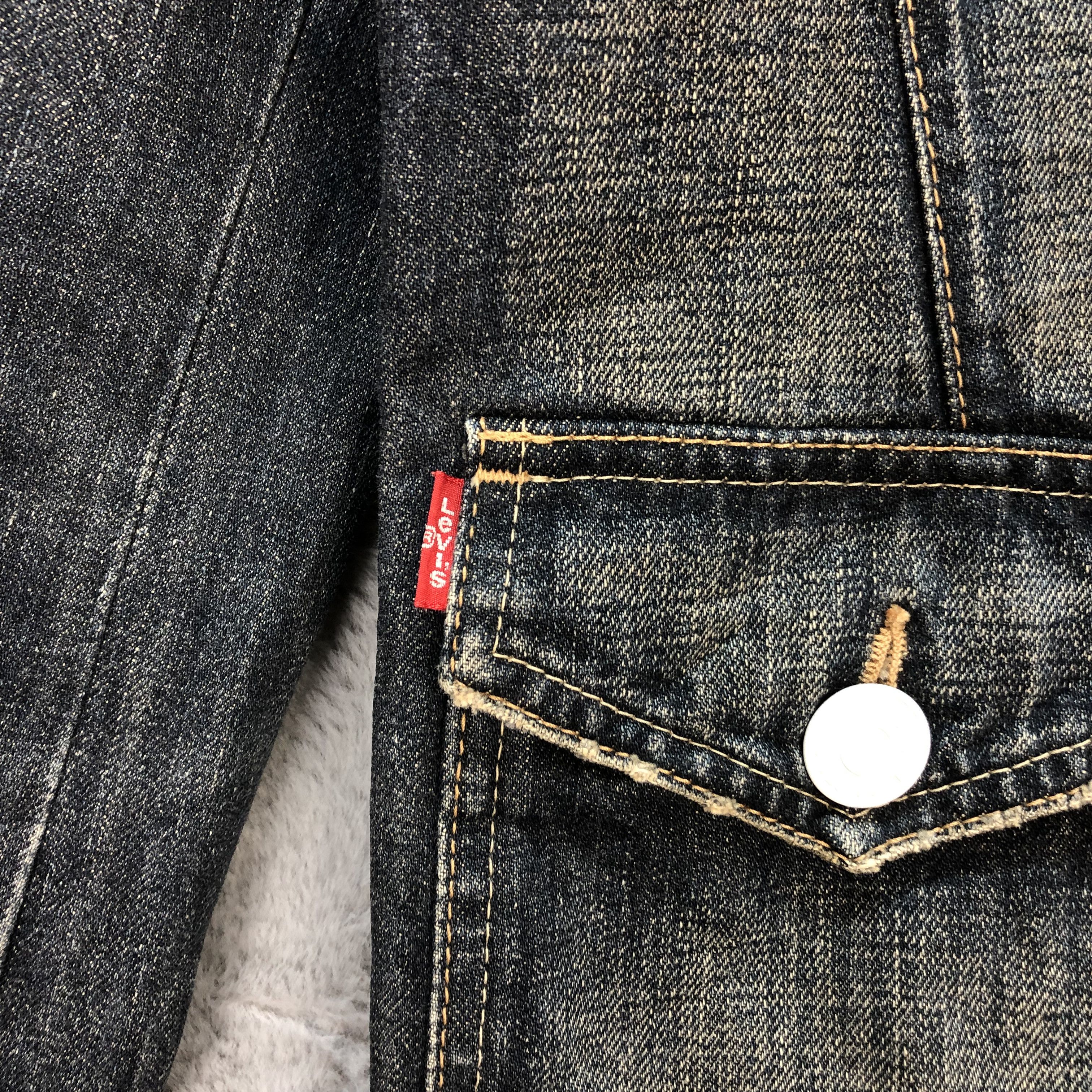 Levi's LEVIS 78571 DENIM JACKET DARK BLUE WASHED #6321-60 Size M / US 6-8 / IT 42-44 - 7 Thumbnail