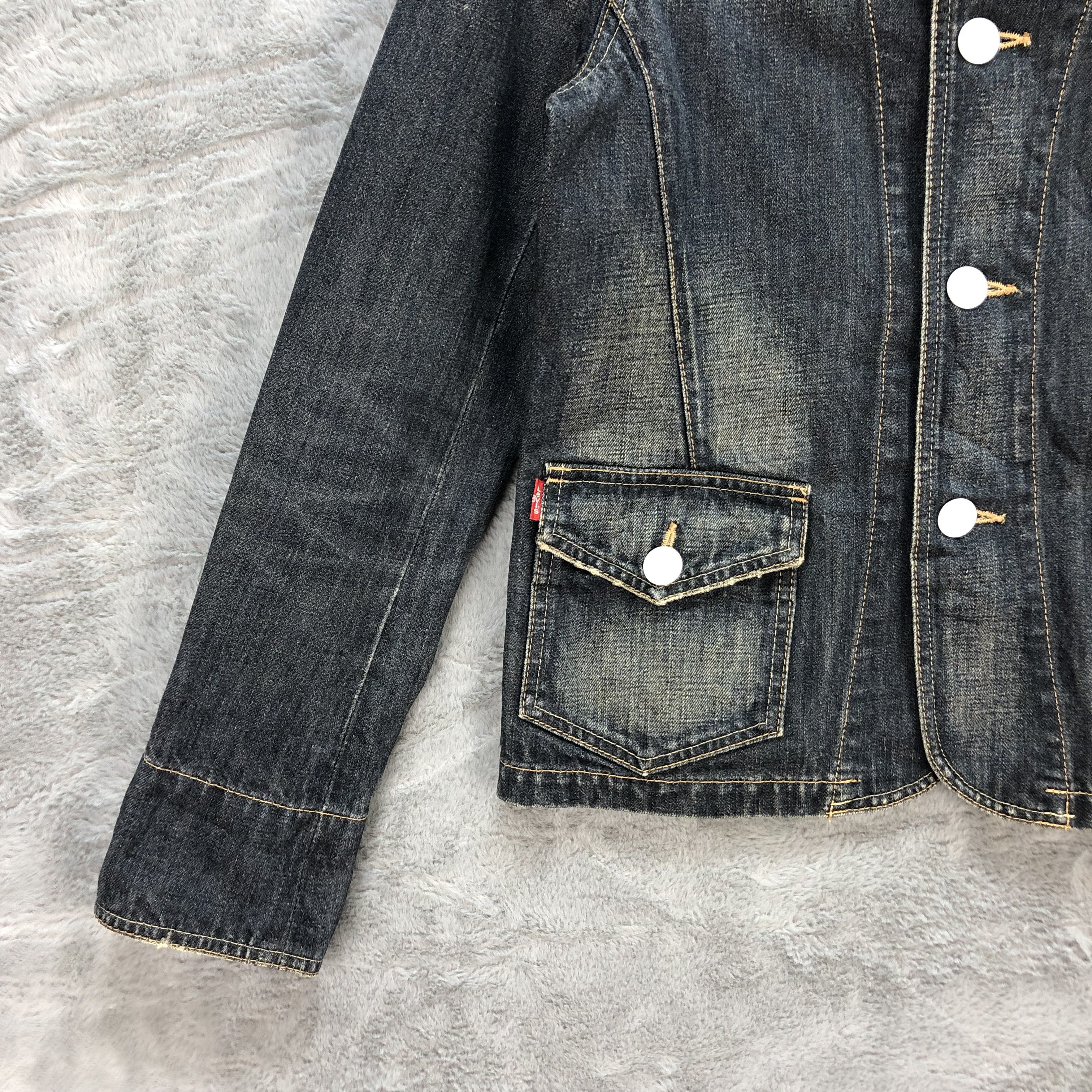 Levi's LEVIS 78571 DENIM JACKET DARK BLUE WASHED #6321-60 Size M / US 6-8 / IT 42-44 - 5 Thumbnail