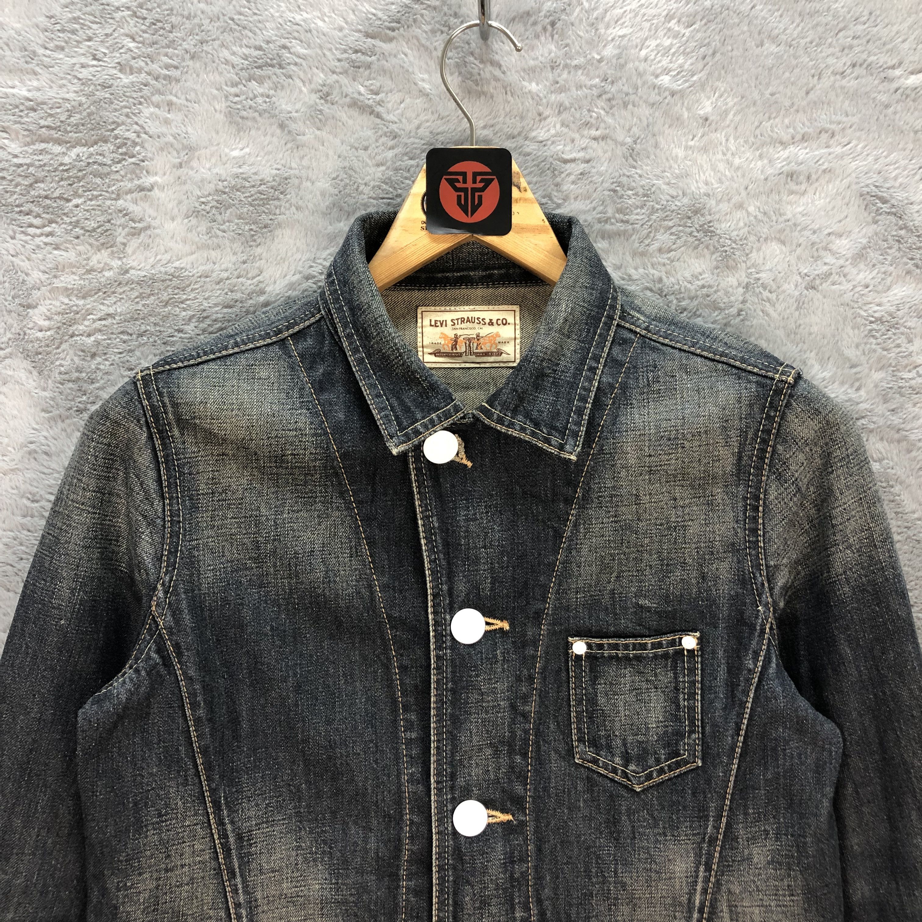 Levi's LEVIS 78571 DENIM JACKET DARK BLUE WASHED #6321-60 Size M / US 6-8 / IT 42-44 - 2 Thumbnail