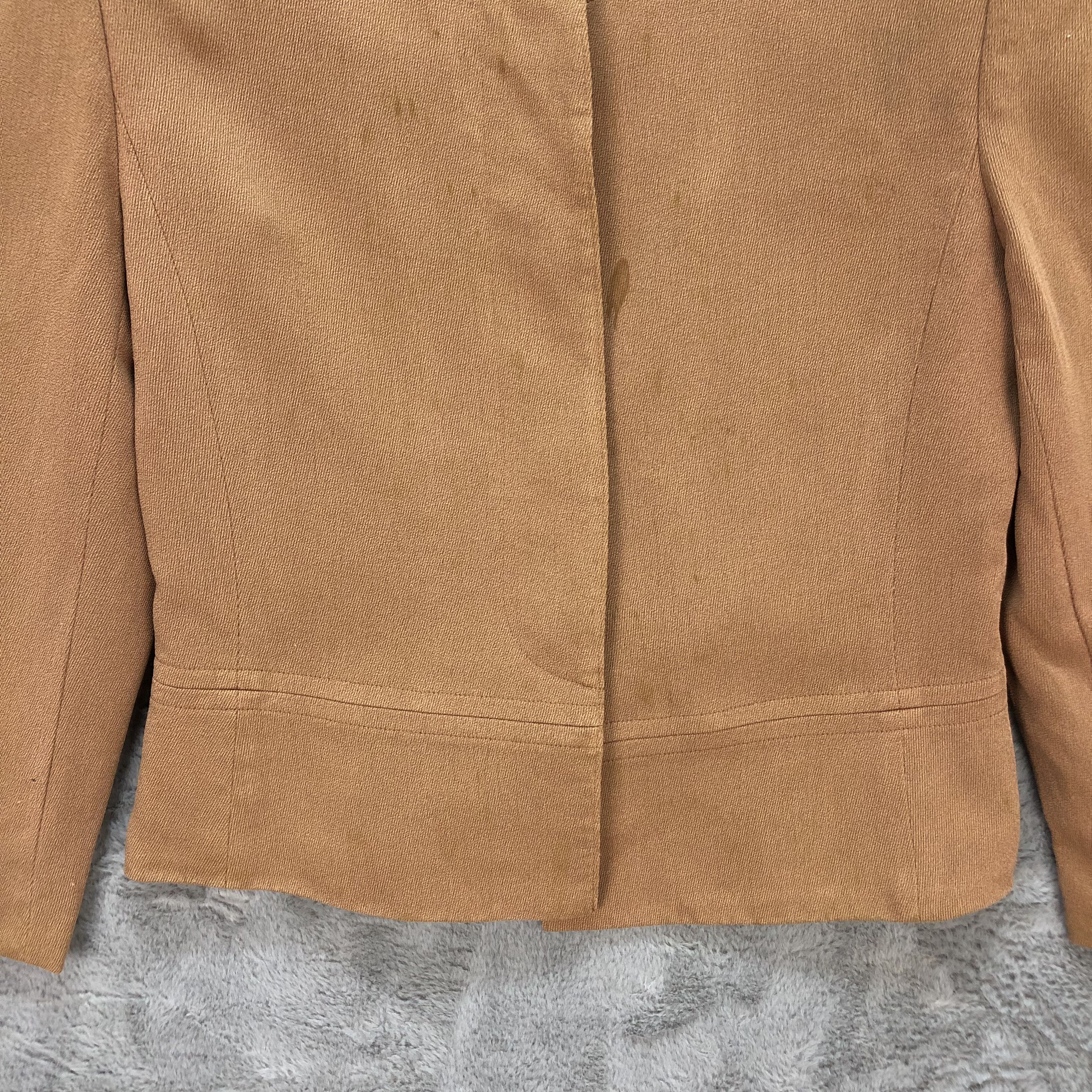 Nina Ricci NINA RICCI CROPPED JACKET / BROWN SUITS JACKET #6323-60 Size S / US 4 / IT 40 - 4 Thumbnail