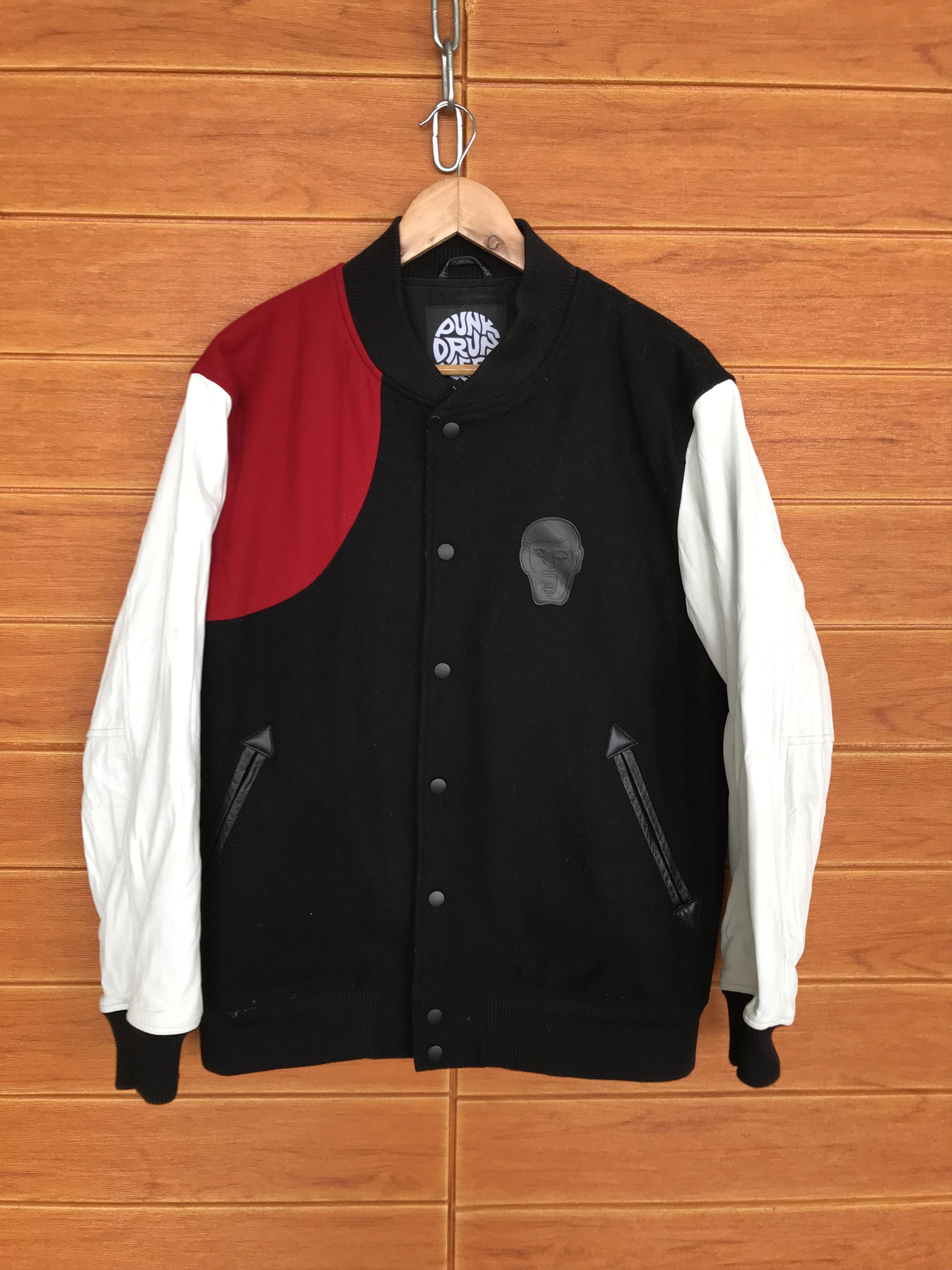Japanese Brand Punk Drunkers Varsity Jacket Size US L / EU 52-54 / 3 - 6 Thumbnail