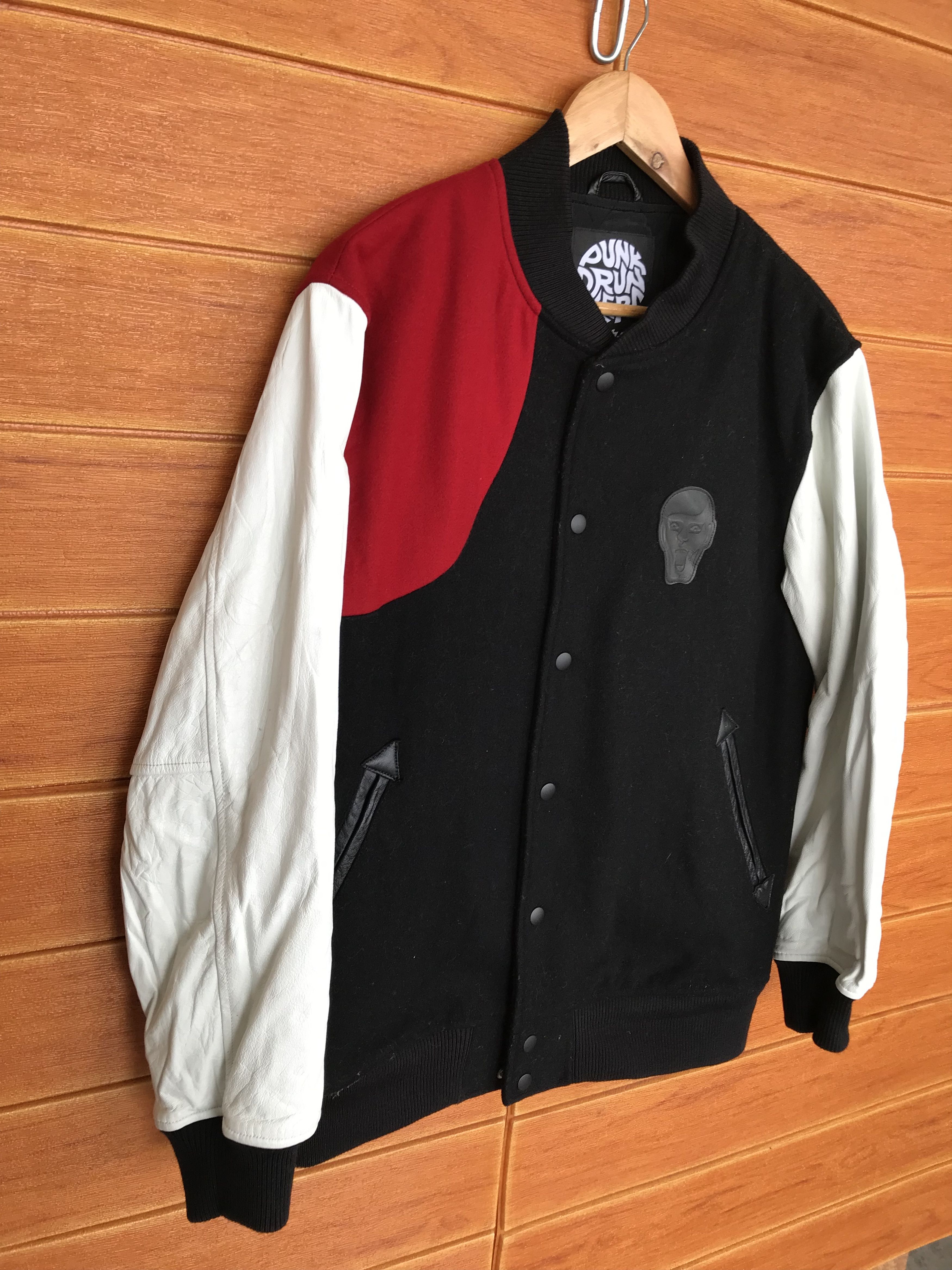 Japanese Brand Punk Drunkers Varsity Jacket Size US L / EU 52-54 / 3 - 7 Thumbnail
