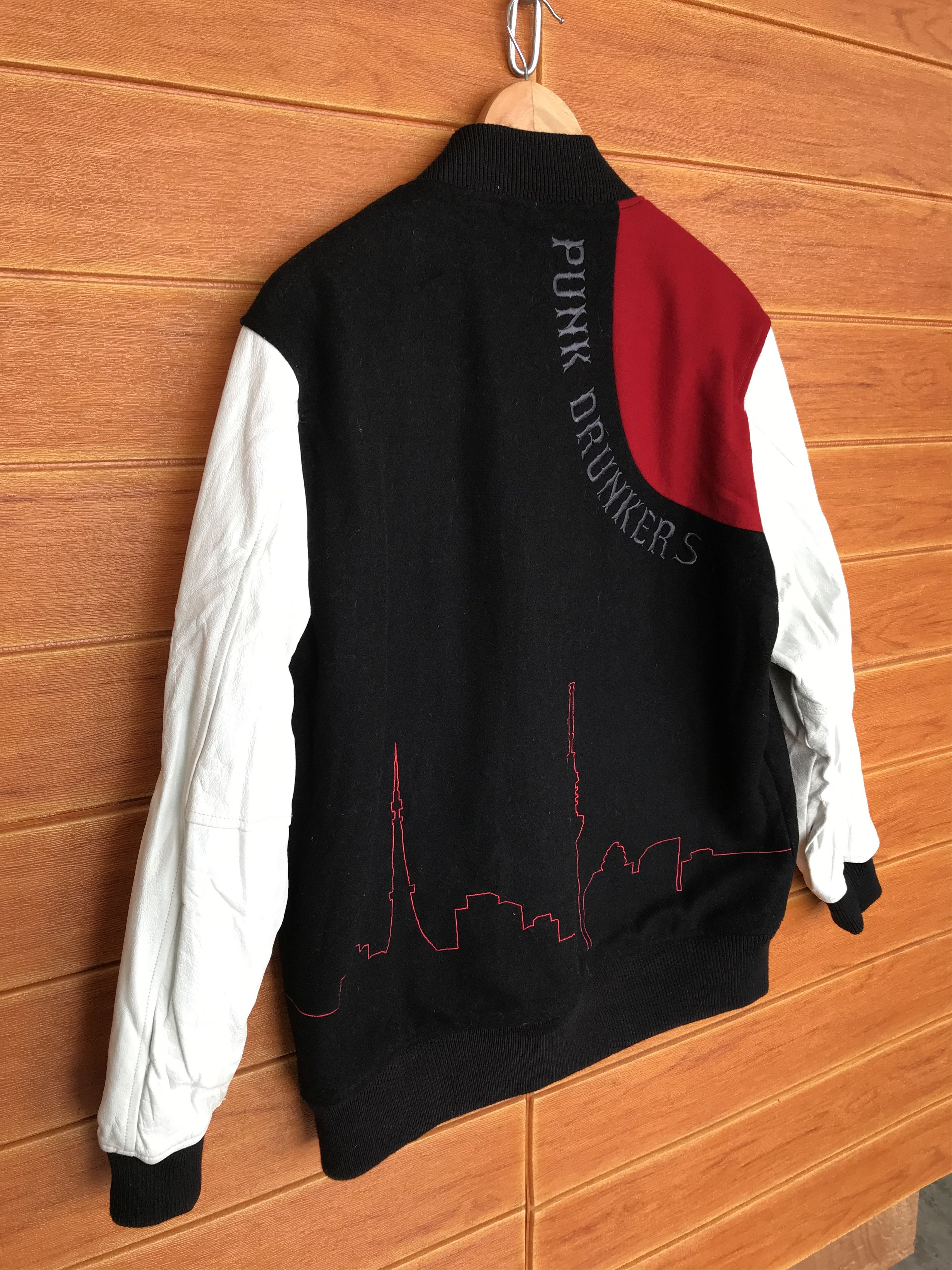 Japanese Brand Punk Drunkers Varsity Jacket Size US L / EU 52-54 / 3 - 3 Thumbnail