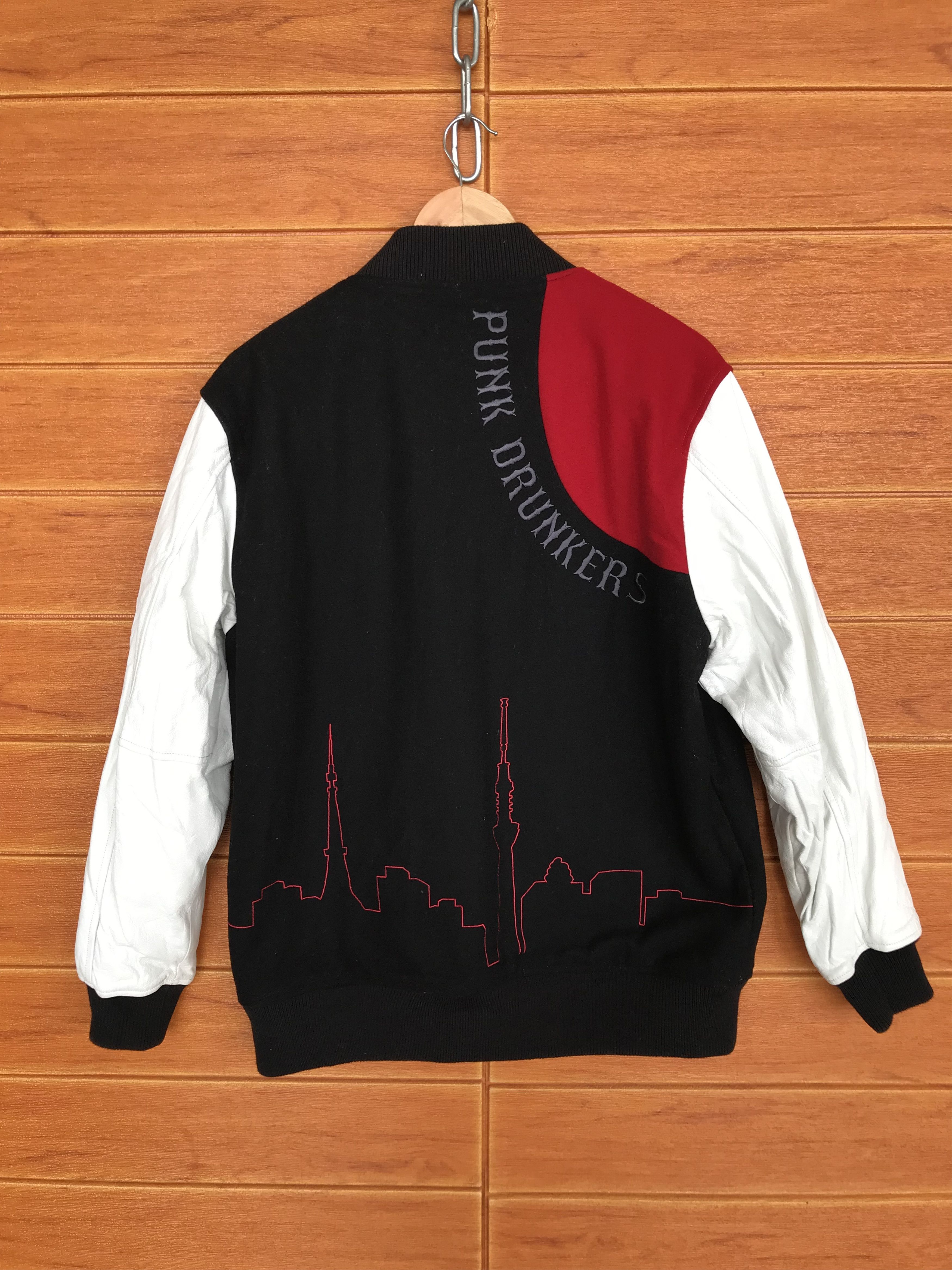 Japanese Brand Punk Drunkers Varsity Jacket Size US L / EU 52-54 / 3 - 2 Thumbnail