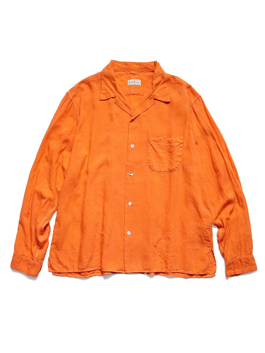 Kapital Kapital Soft linen open collar shirt Size US M / EU 48-50 / 2 - 1 Preview