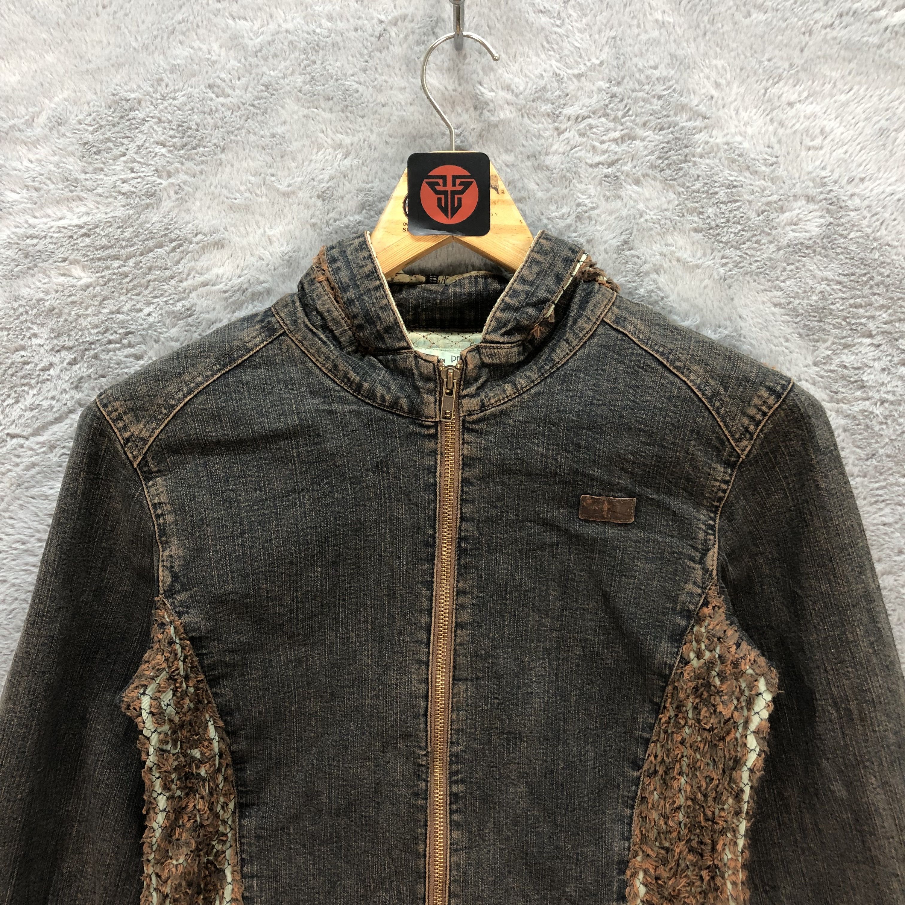 Japanese Brand ROUX DI PERFE AUTHENTIC HYBRID JACKET NICE DESIGN #6270-57 Size S / US 4 / IT 40 - 2 Thumbnail