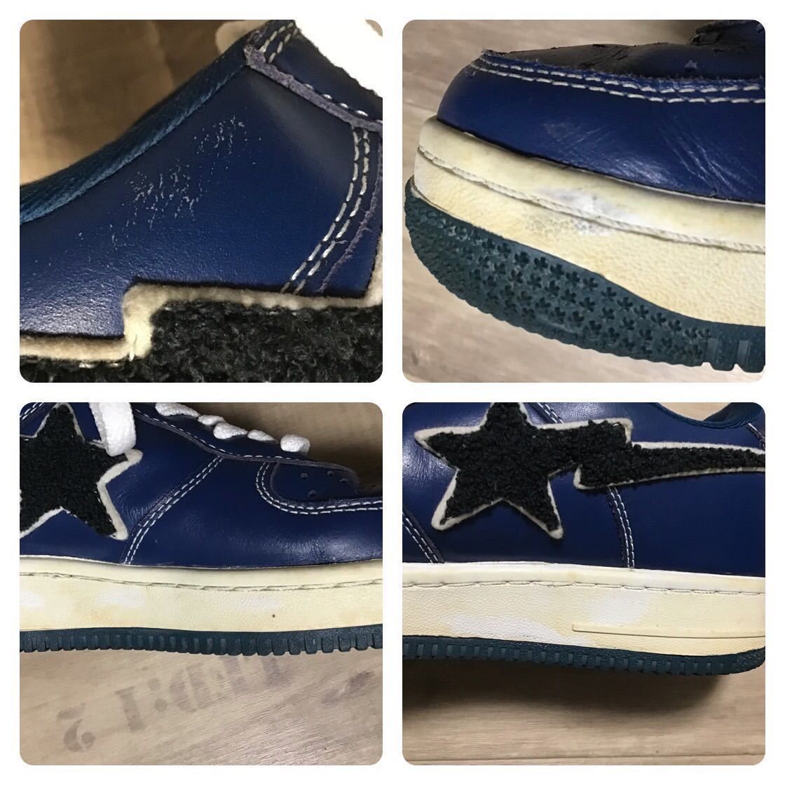 Bape Leather BAPE STA sneakers a bathing ape shoes BAPESTA Size US 8 / EU 41 - 8 Thumbnail