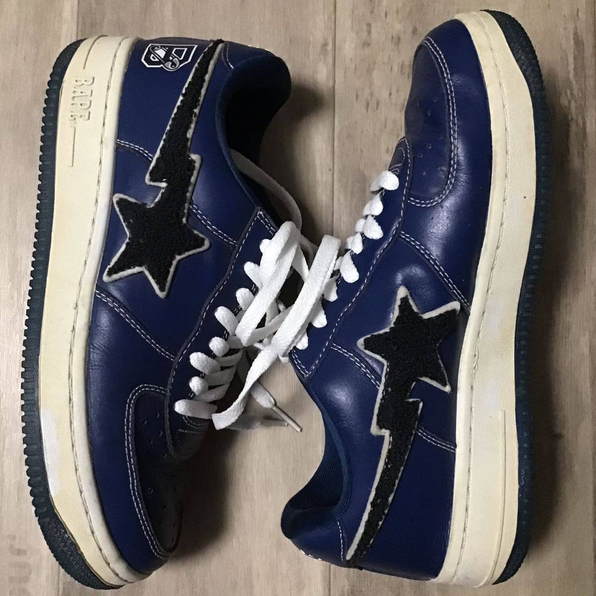 Bape Leather BAPE STA sneakers a bathing ape shoes BAPESTA Size US 8 / EU 41 - 3 Thumbnail