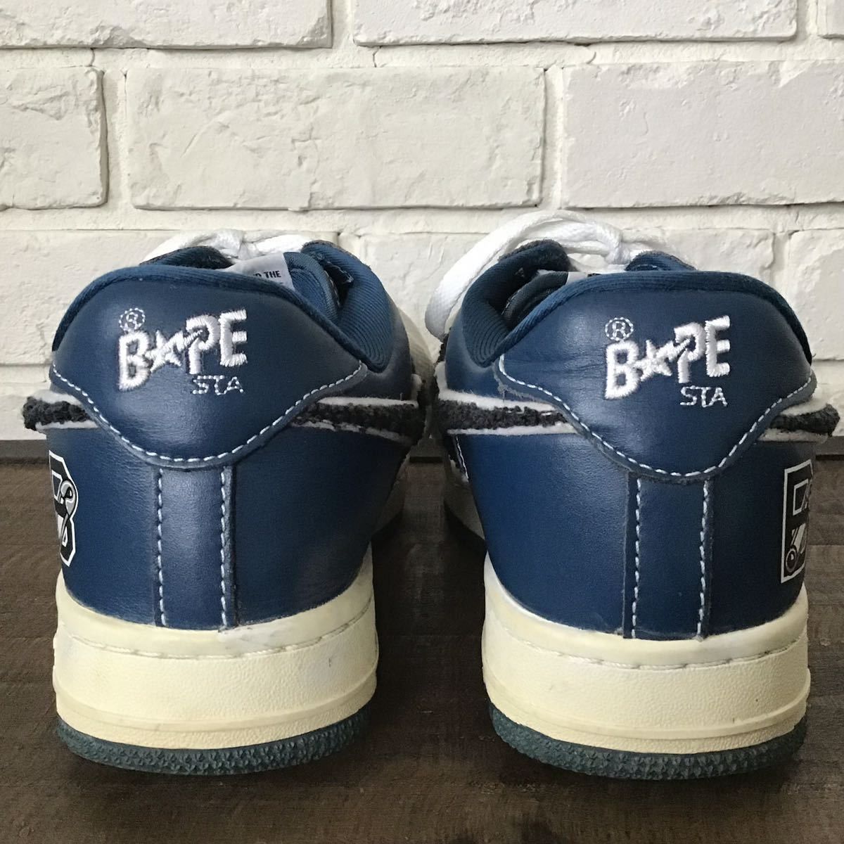 Bape Leather BAPE STA sneakers a bathing ape shoes BAPESTA Size US 8 / EU 41 - 5 Thumbnail