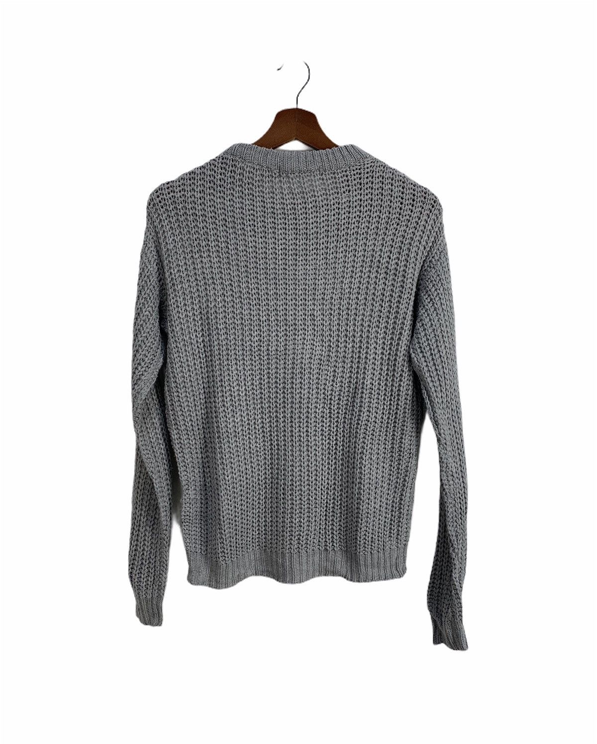 Aran Isles Knitwear × Designer RETROGIRL Transparent MeshNet Cable Knitwear Sweater Jumper Size M / US 6-8 / IT 42-44 - 2 Thumbnail