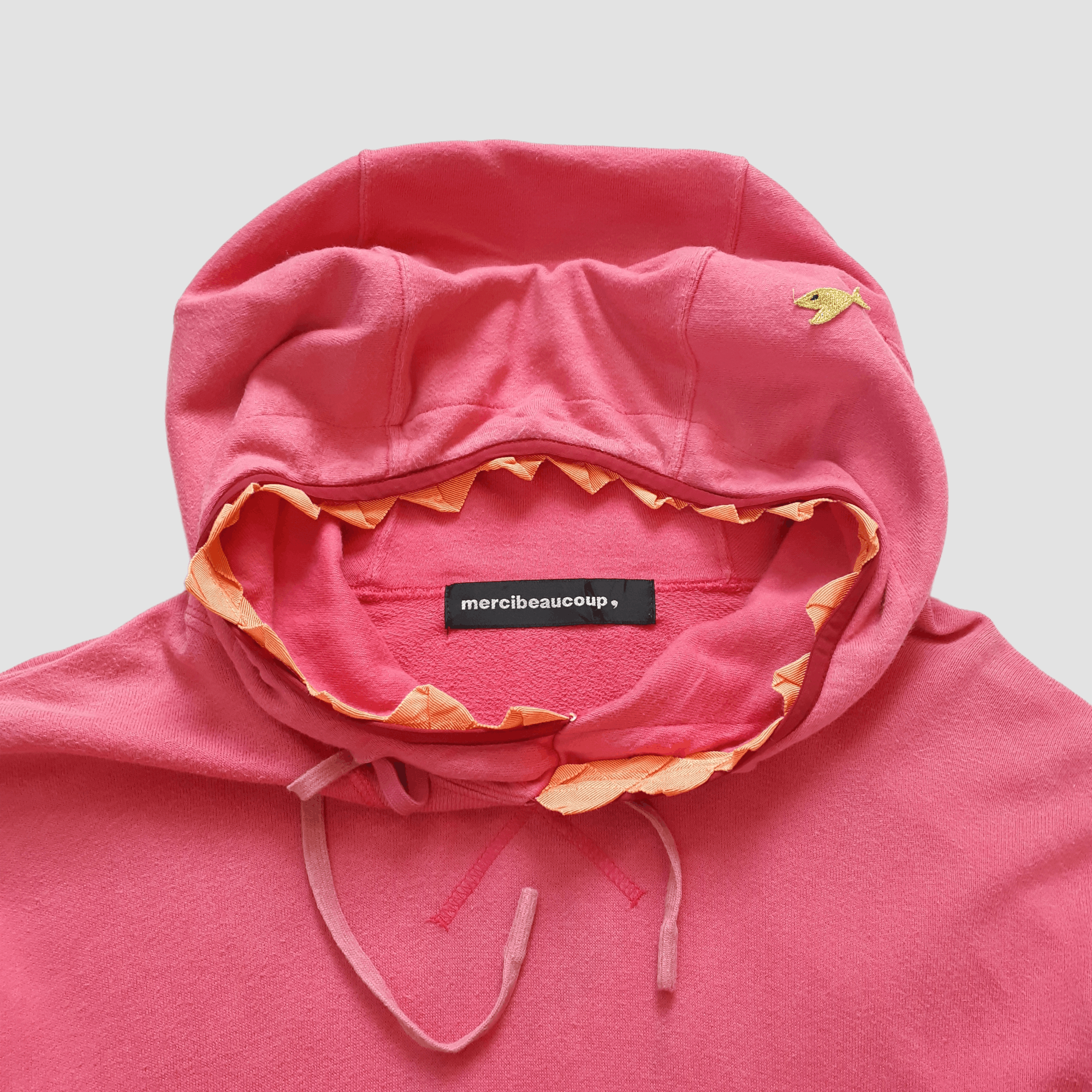 Issey Miyake × mercibeaucoup Mercibeaucoup Shark Pink Hoodie Issey Miyake Size L / US 10 / IT 46 - 5 Thumbnail