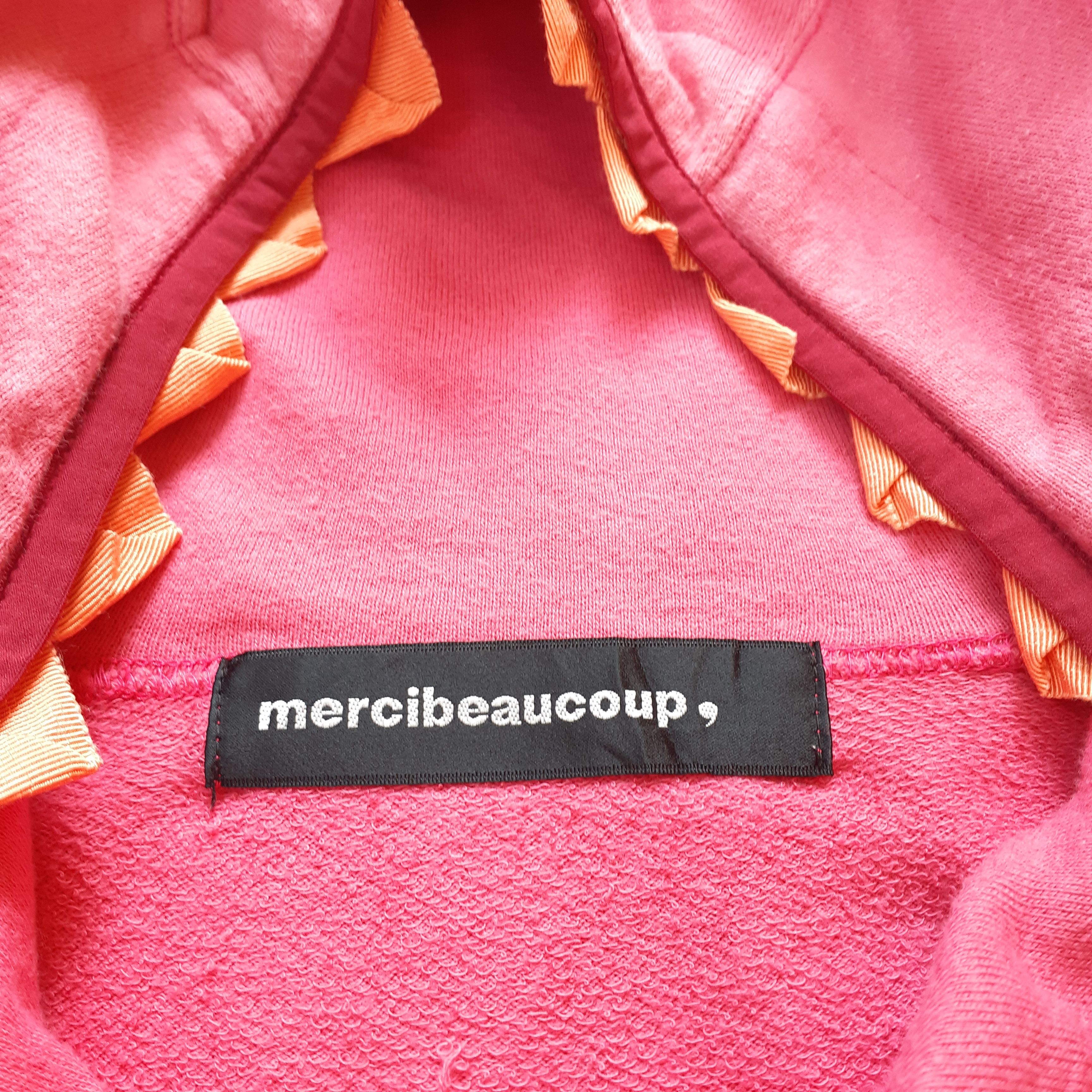 Issey Miyake × mercibeaucoup Mercibeaucoup Shark Pink Hoodie Issey Miyake Size L / US 10 / IT 46 - 7 Thumbnail