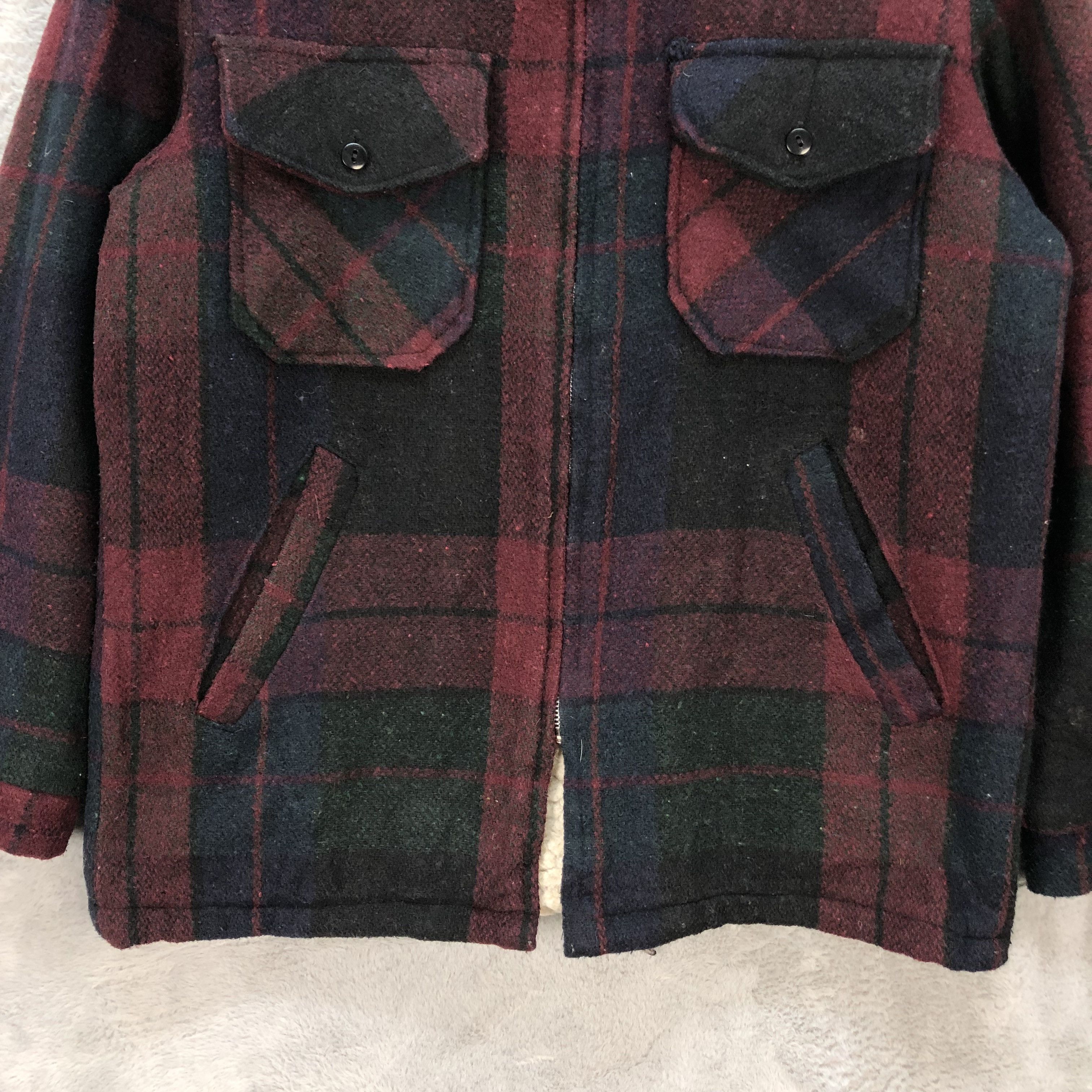 Flannel CAL CRAFT TARTAN WOOL SHERPA JACKET #6268-57 Size US M / EU 48-50 / 2 - 3 Thumbnail