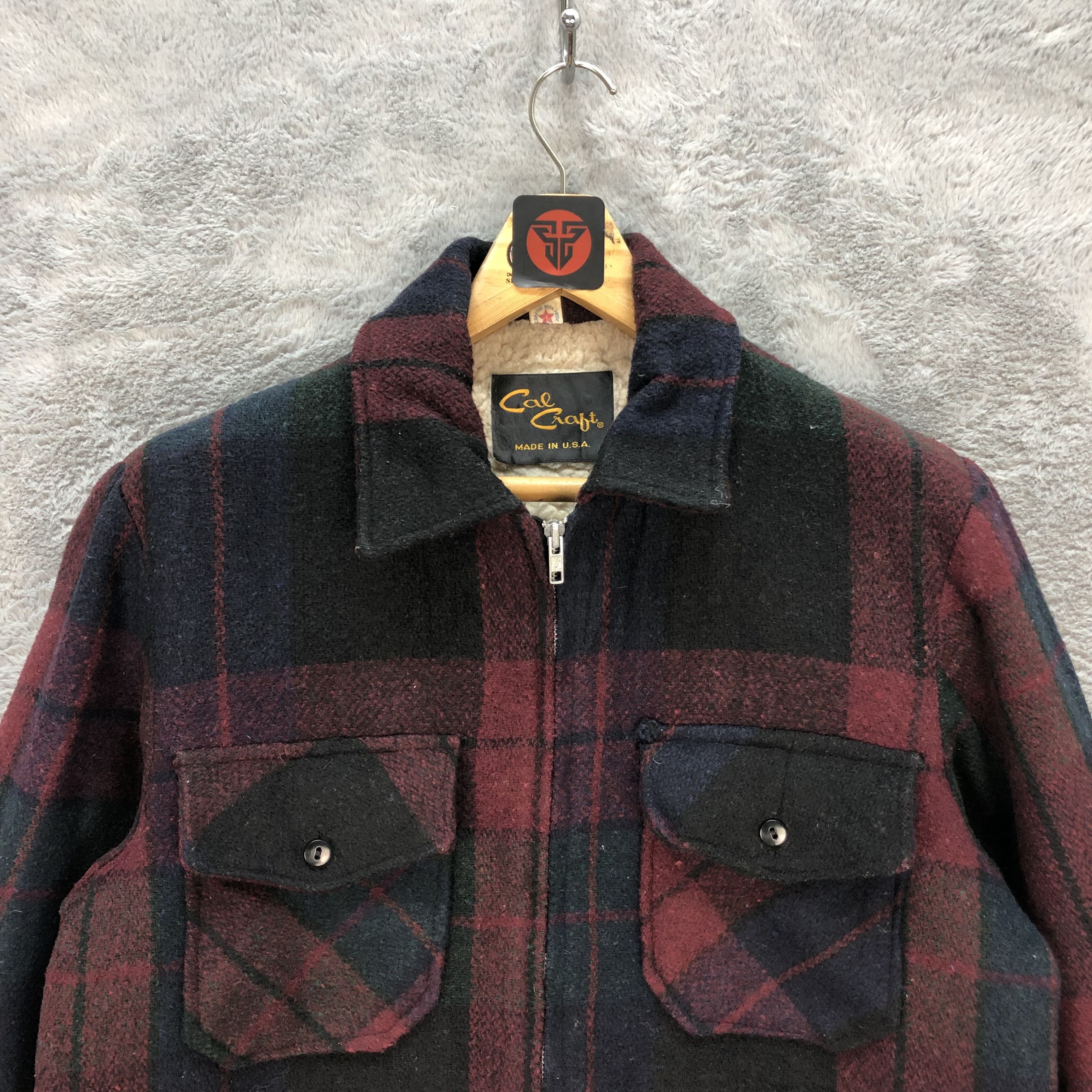 Flannel CAL CRAFT TARTAN WOOL SHERPA JACKET #6268-57 Size US M / EU 48-50 / 2 - 2 Thumbnail