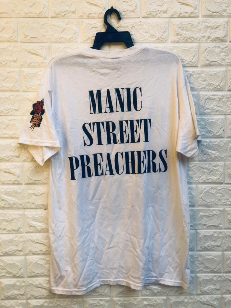 Band Tees × Japanese Brand Manic Street Preachers Britpop Designer Fashion Style Size US L / EU 52-54 / 3 - 2 Thumbnail