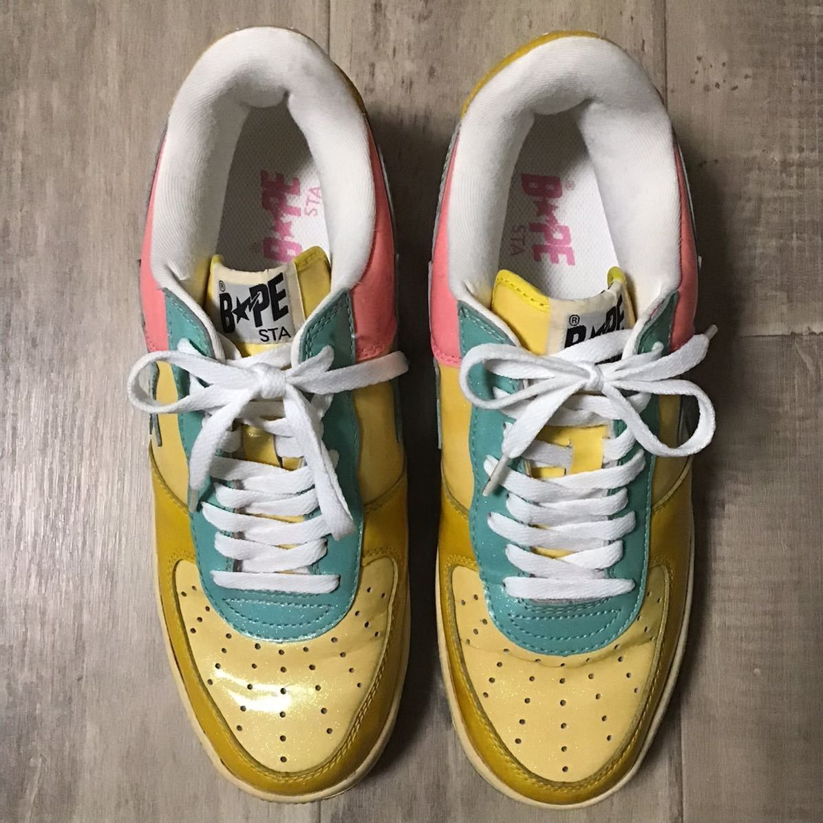 Bape Glitter BAPE STA sneakers a bathing ape BAPESTA shoes NIGO Size US 9.5 / EU 42-43 - 4 Thumbnail