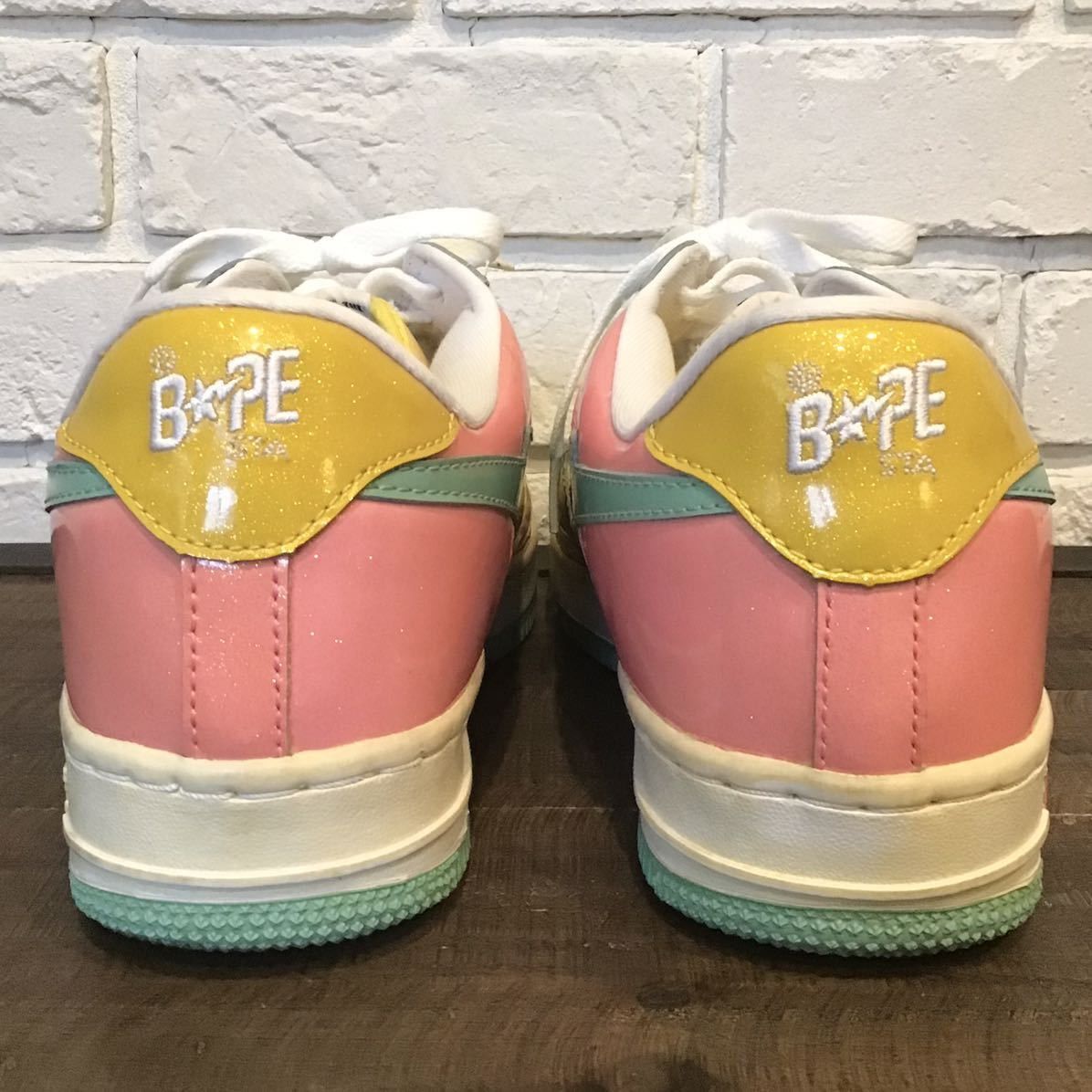 Bape Glitter BAPE STA sneakers a bathing ape BAPESTA shoes NIGO Size US 9.5 / EU 42-43 - 5 Thumbnail
