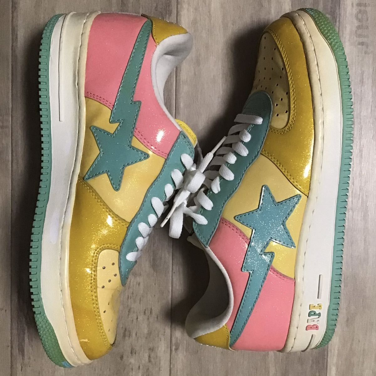 Bape Glitter BAPE STA sneakers a bathing ape BAPESTA shoes NIGO Size US 9.5 / EU 42-43 - 3 Thumbnail