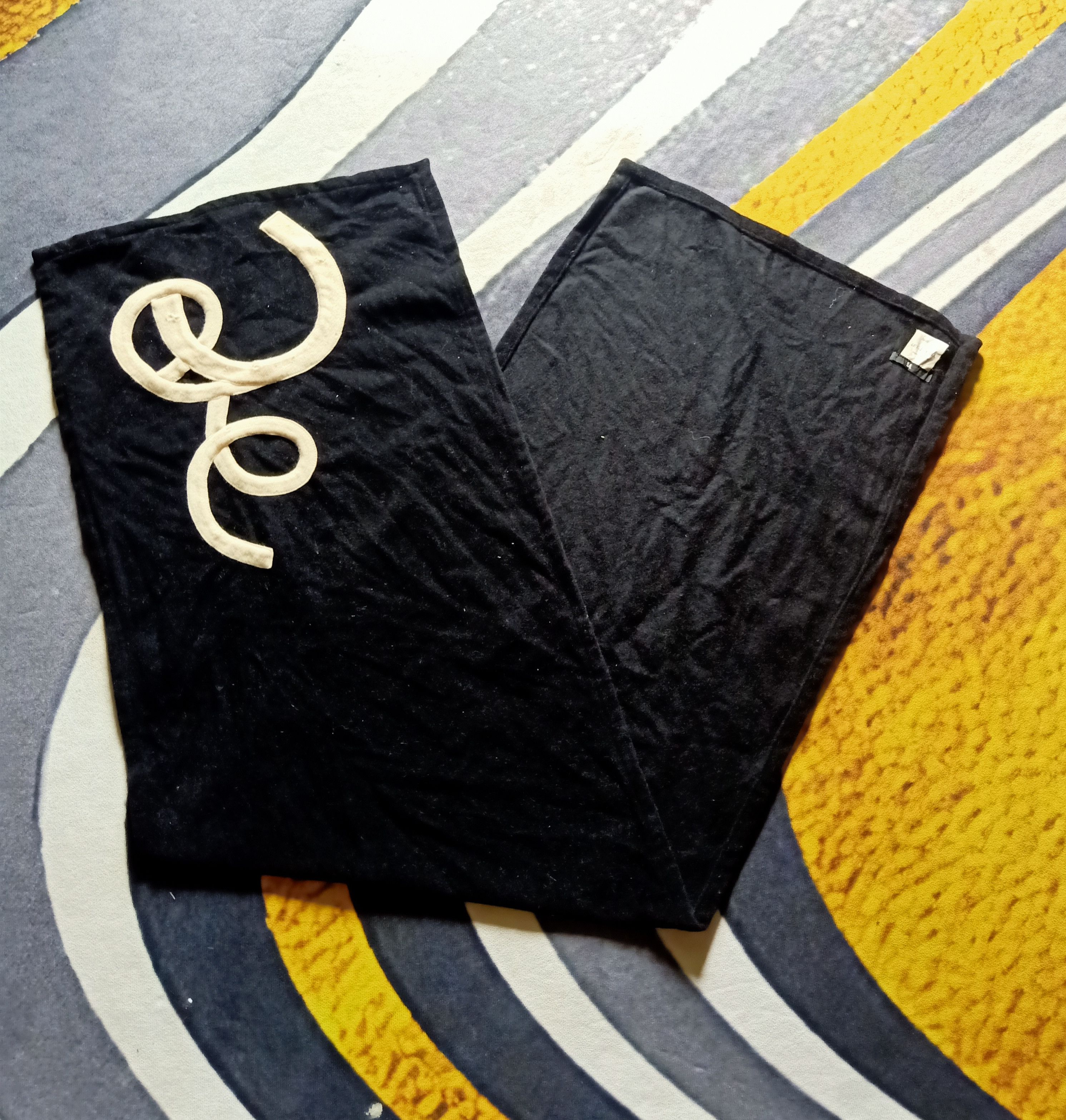 Y's × Yohji Yamamoto Y's Velvet Bandana/scarves Size ONE SIZE - 1 Thumbnail