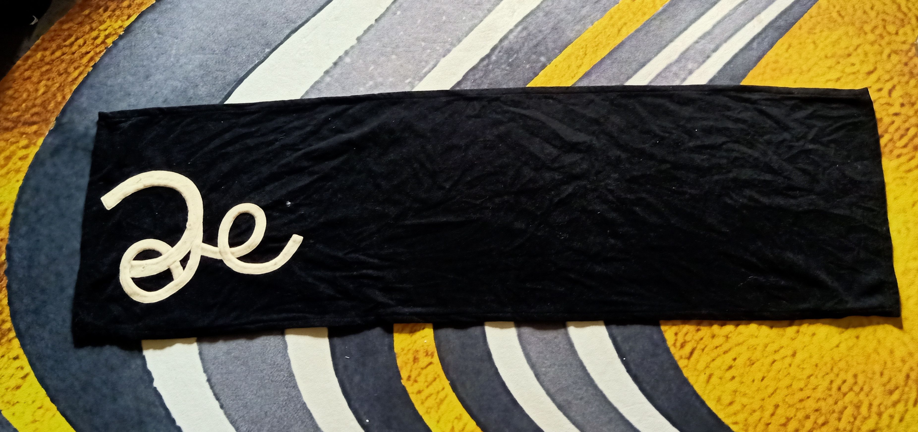 Y's × Yohji Yamamoto Y's Velvet Bandana/scarves Size ONE SIZE - 2 Thumbnail