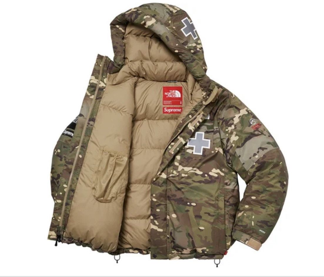 image of Supreme x The North Face Summit Series Rescue Baltoro Jacket in Camo, Men's (Size Small)