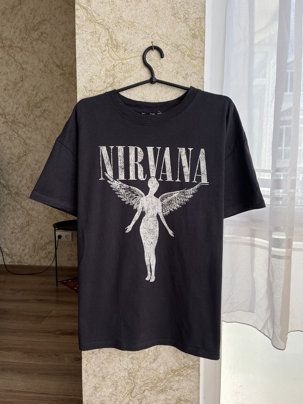 Nirvana In Utero Dye T-shirt turquoise XL 100% katoen Band merch, Bands