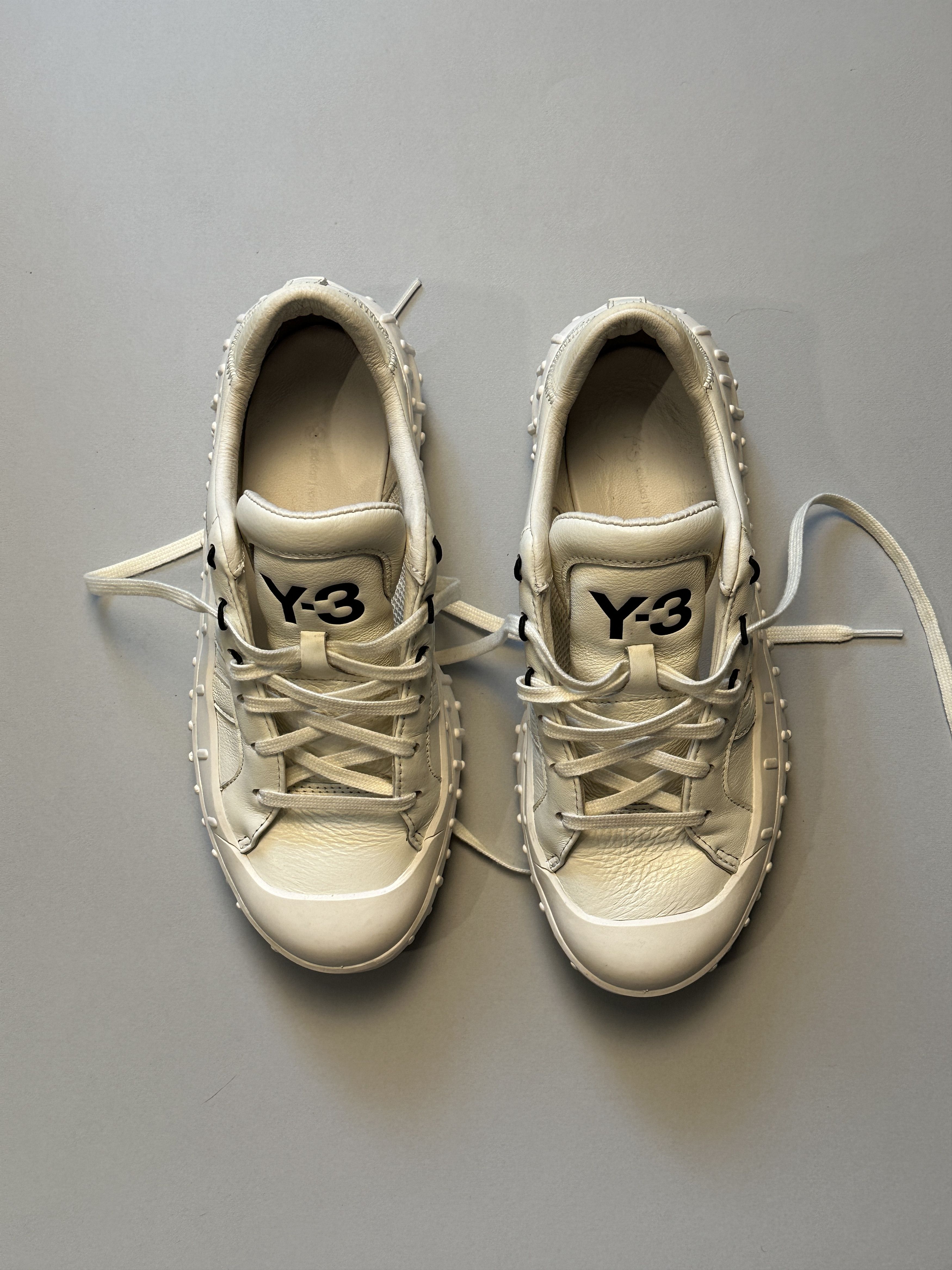 Adidas Y-3 GR1P Core White Sneakers Size US 6.5 / EU 39-40 - 4 Thumbnail