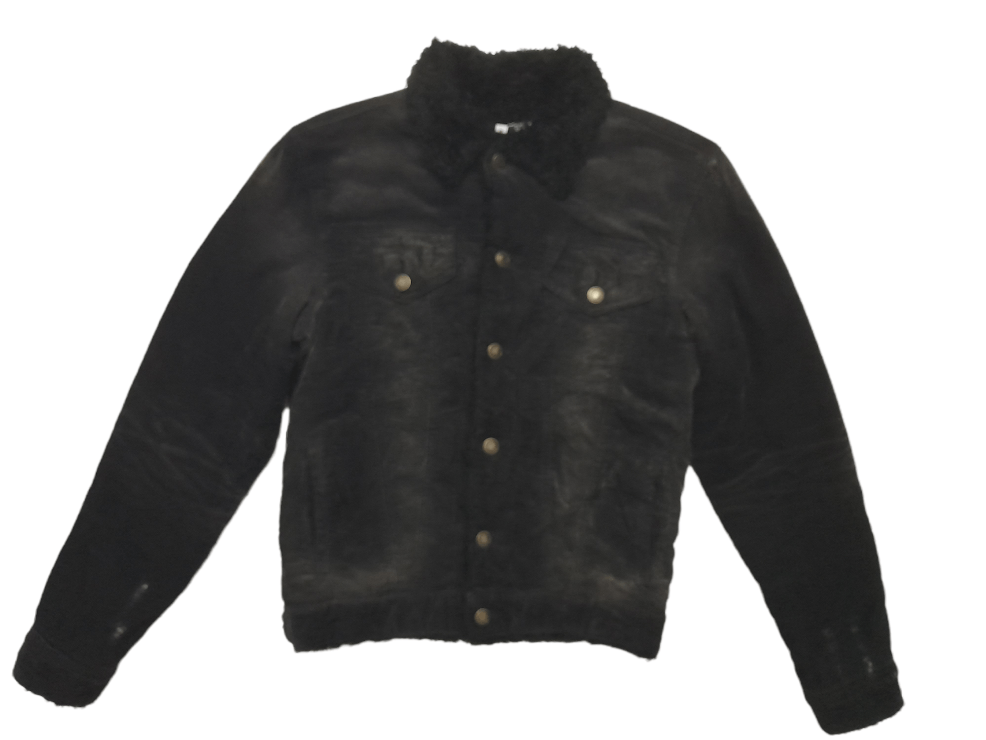 Japanese Brand Exhibitionist Distressed Sherpa Jacket Japan (E71) Size US M / EU 48-50 / 2 - 3 Thumbnail