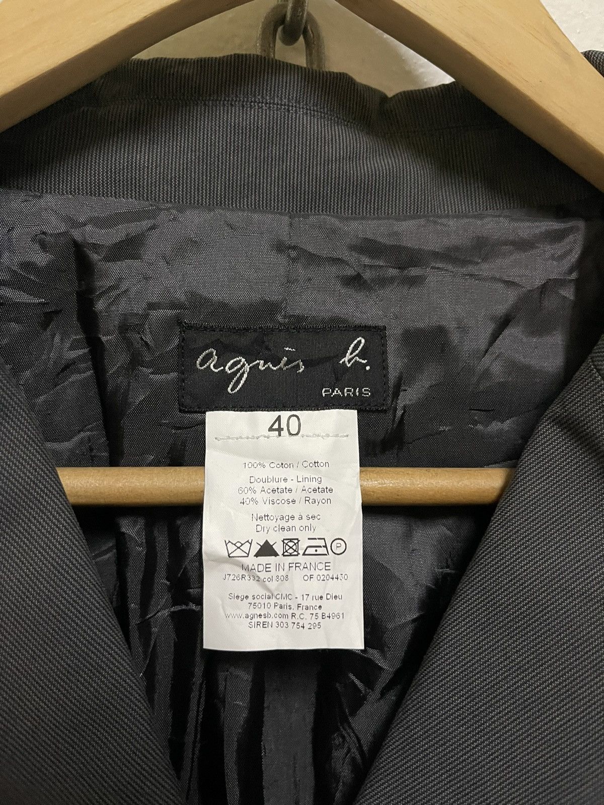 Japanese Brand × agnes b. Agnes. B Blazer France Size M / US 6-8 / IT 42-44 - 6 Thumbnail