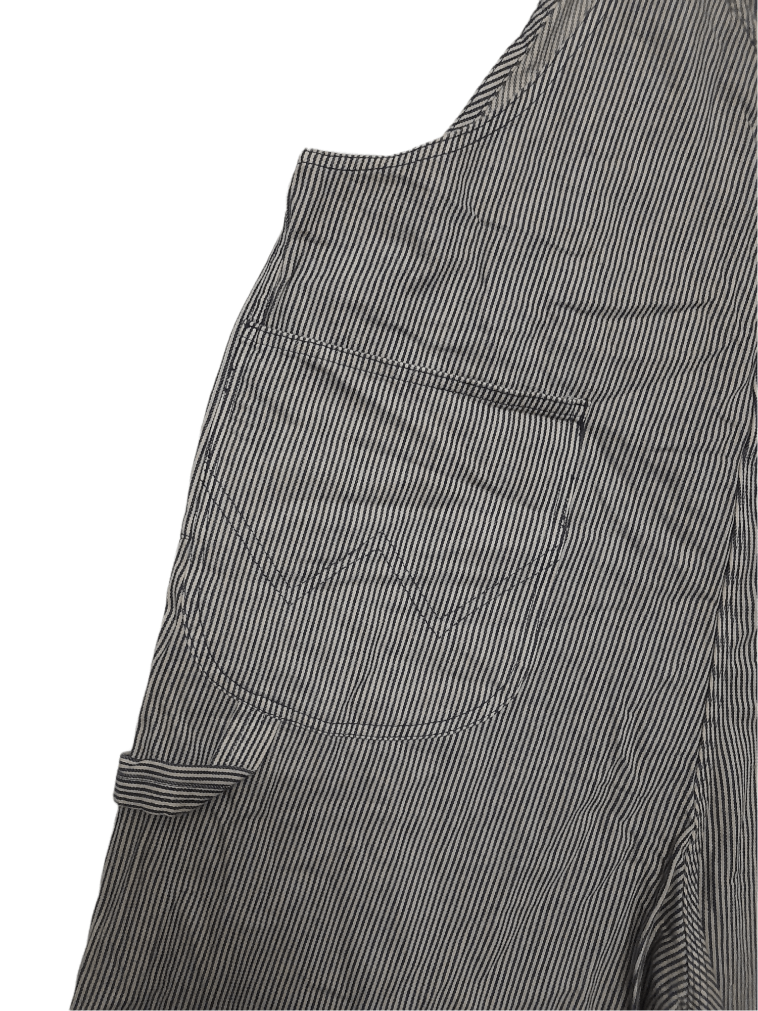 Japanese Brand Elleclip Japan Hicory Stripe Overalls Denim (E160) w38 Size US 38 / EU 54 - 5 Thumbnail