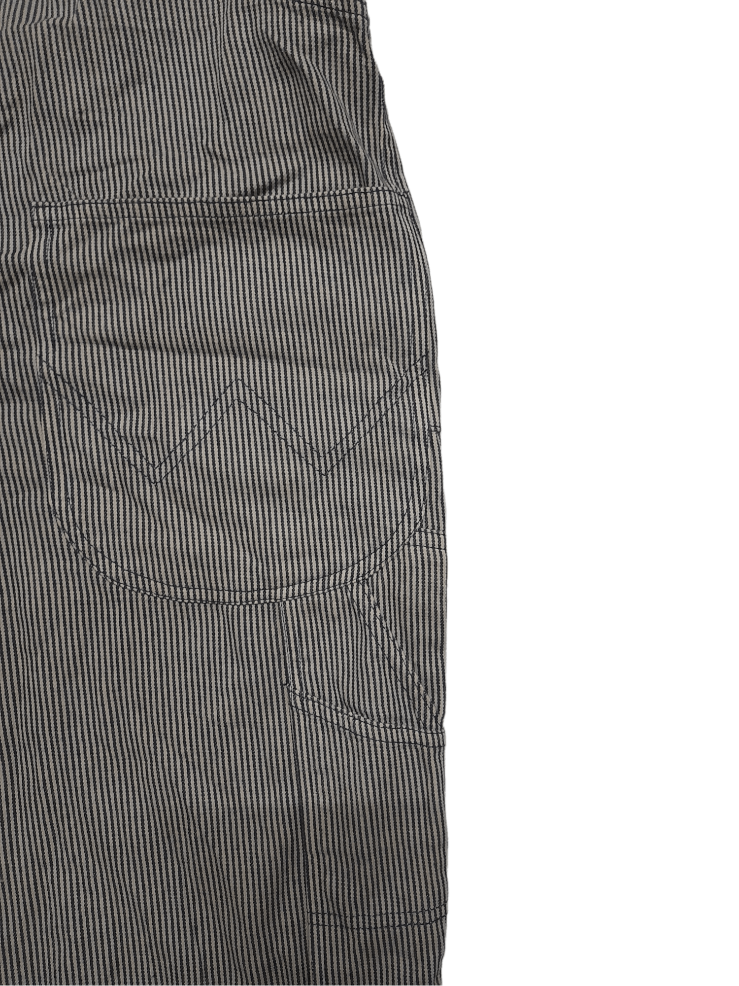 Japanese Brand Elleclip Japan Hicory Stripe Overalls Denim (E160) w38 Size US 38 / EU 54 - 4 Thumbnail