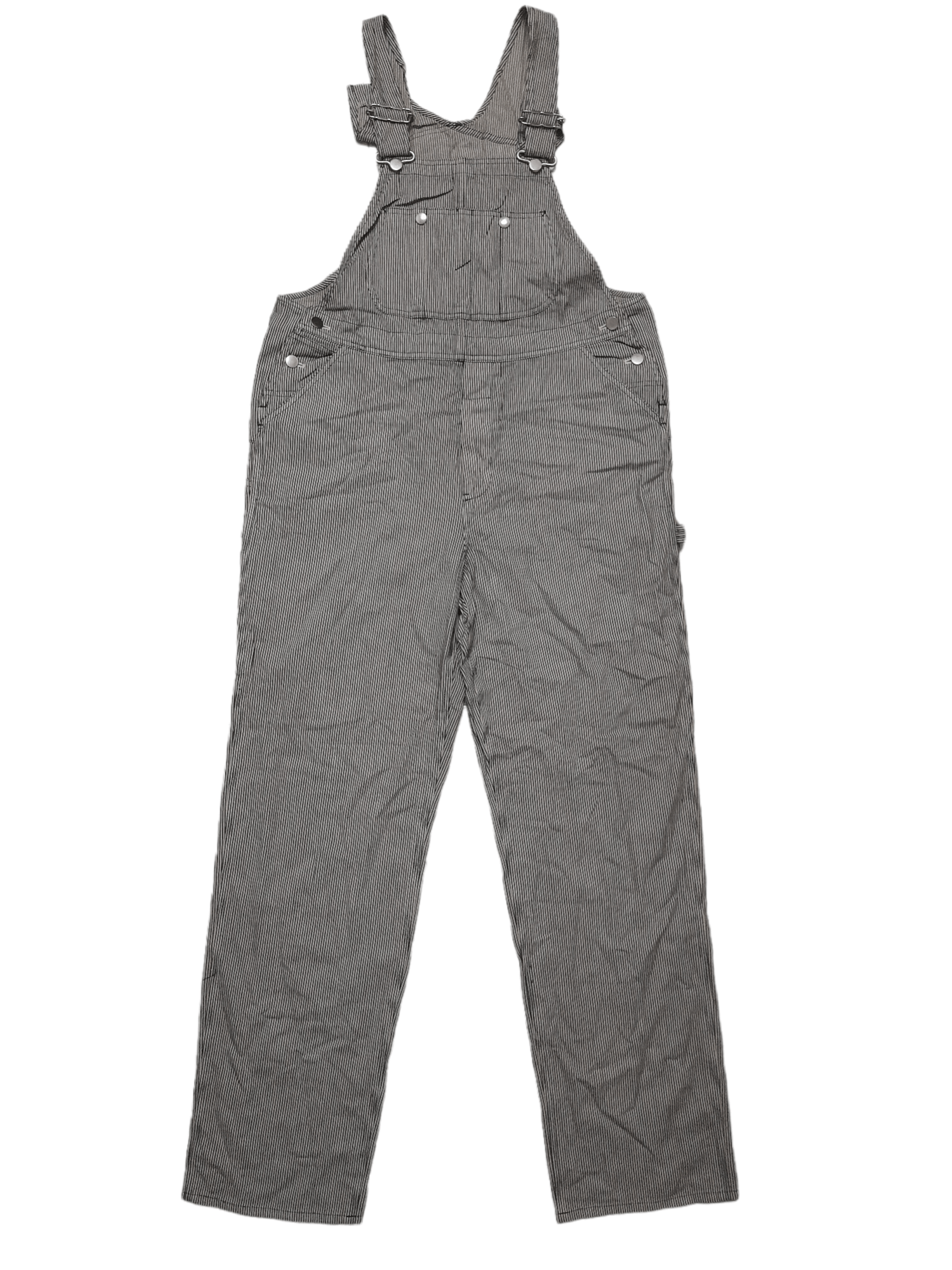 Japanese Brand Elleclip Japan Hicory Stripe Overalls Denim (E160) w38 Size US 38 / EU 54 - 7 Thumbnail