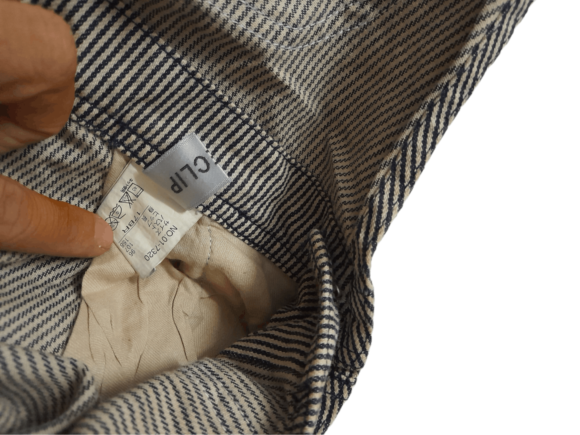 Japanese Brand Elleclip Japan Hicory Stripe Overalls Denim (E160) w38 Size US 38 / EU 54 - 12 Thumbnail